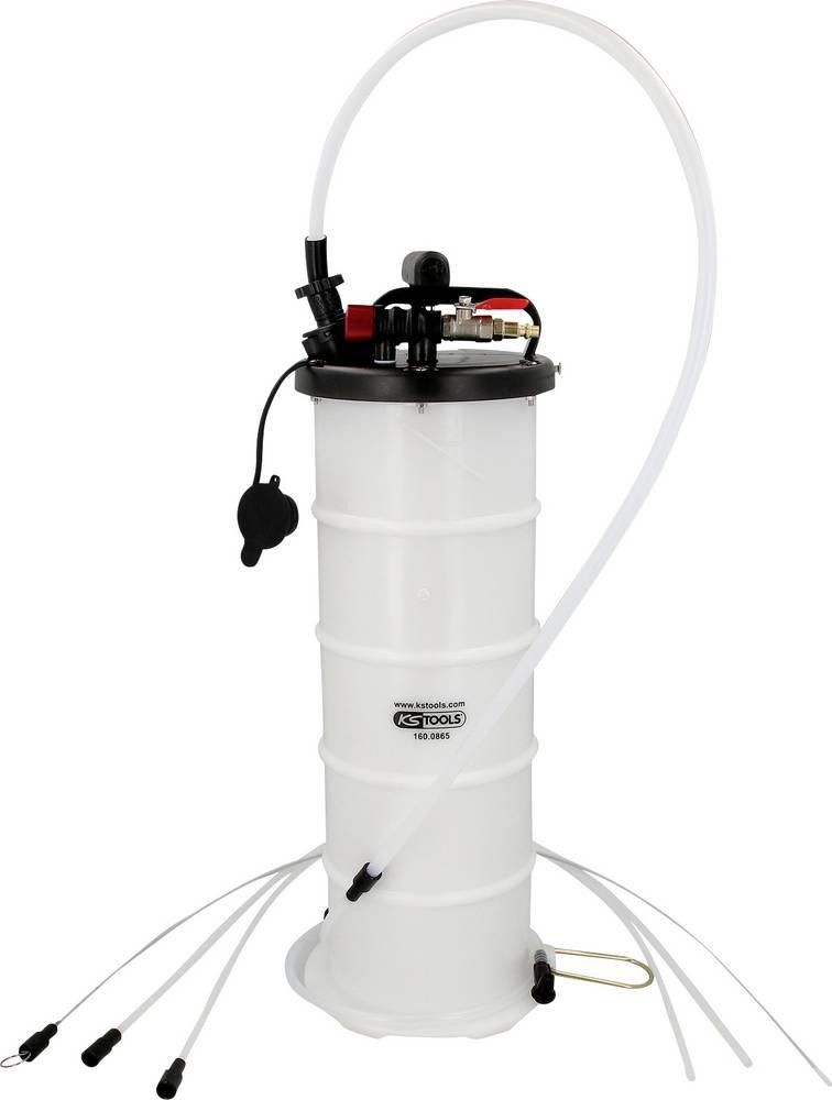 KS Tools 160.0865 Vakuum-Absaugpumpe 6,5 Liter inklusive 4 Sonden