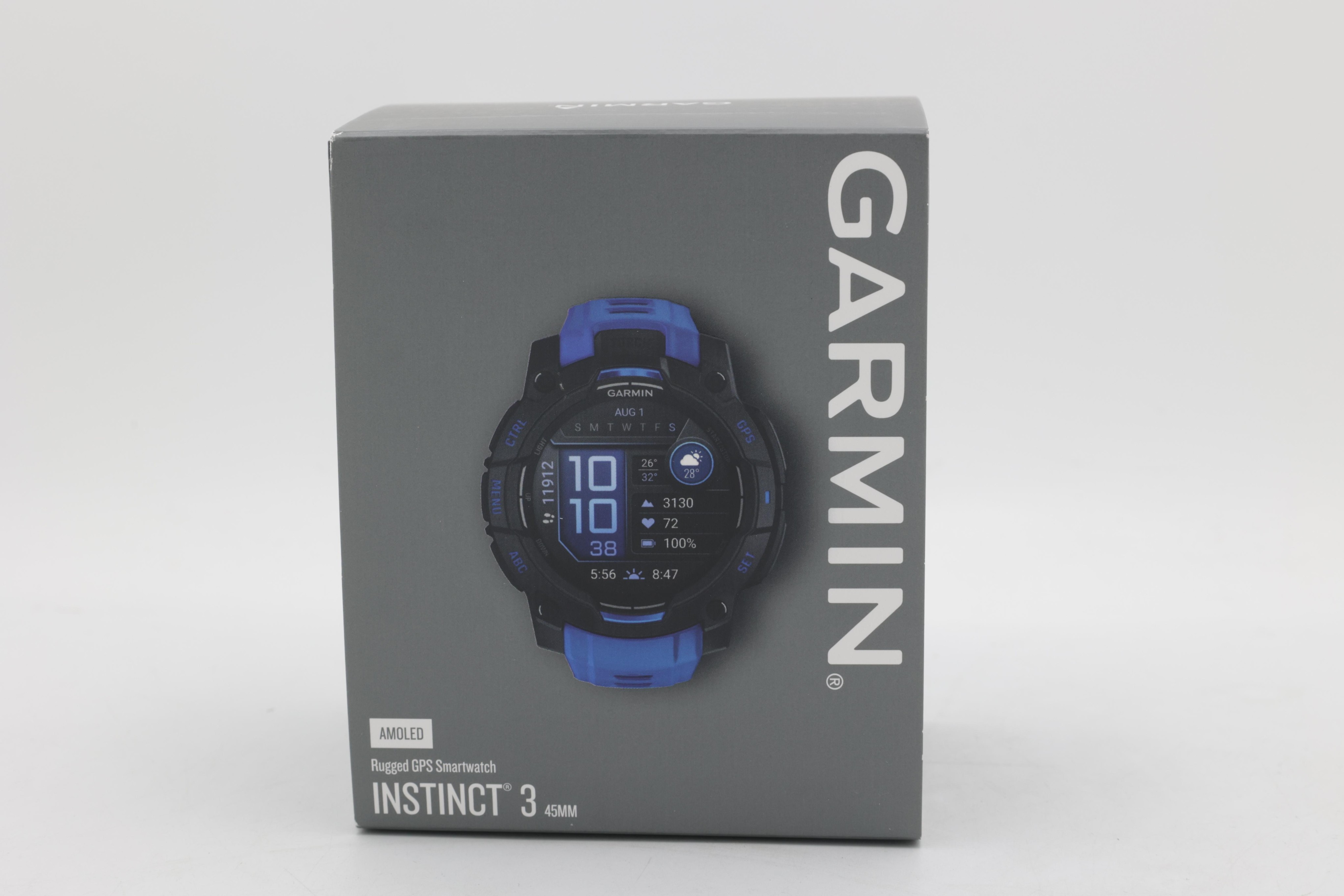 Garmin Instinct 3 AMOLED, 45mm, Schwarz