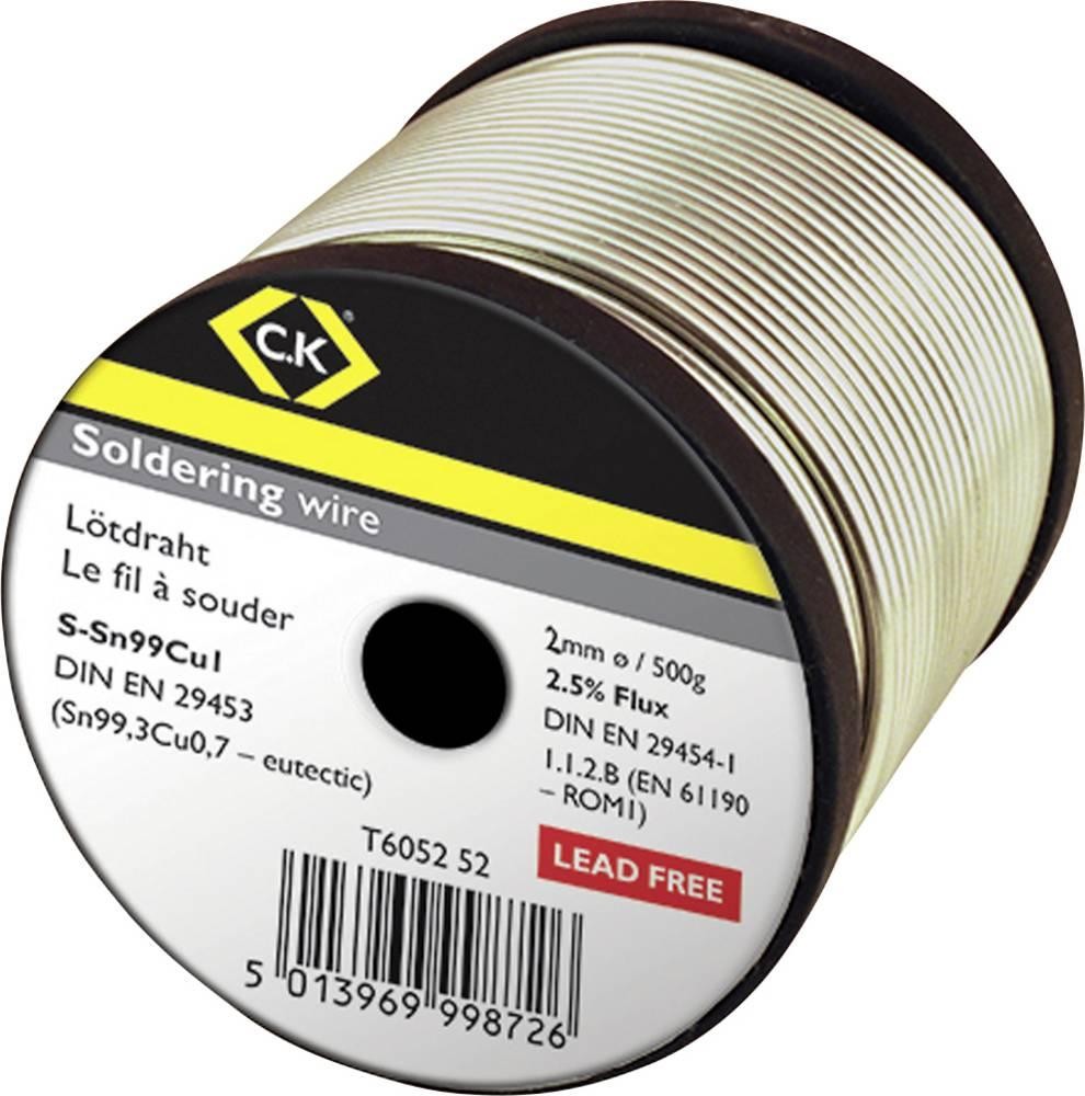 C.K Lötzinn, bleifrei 500g 2mm