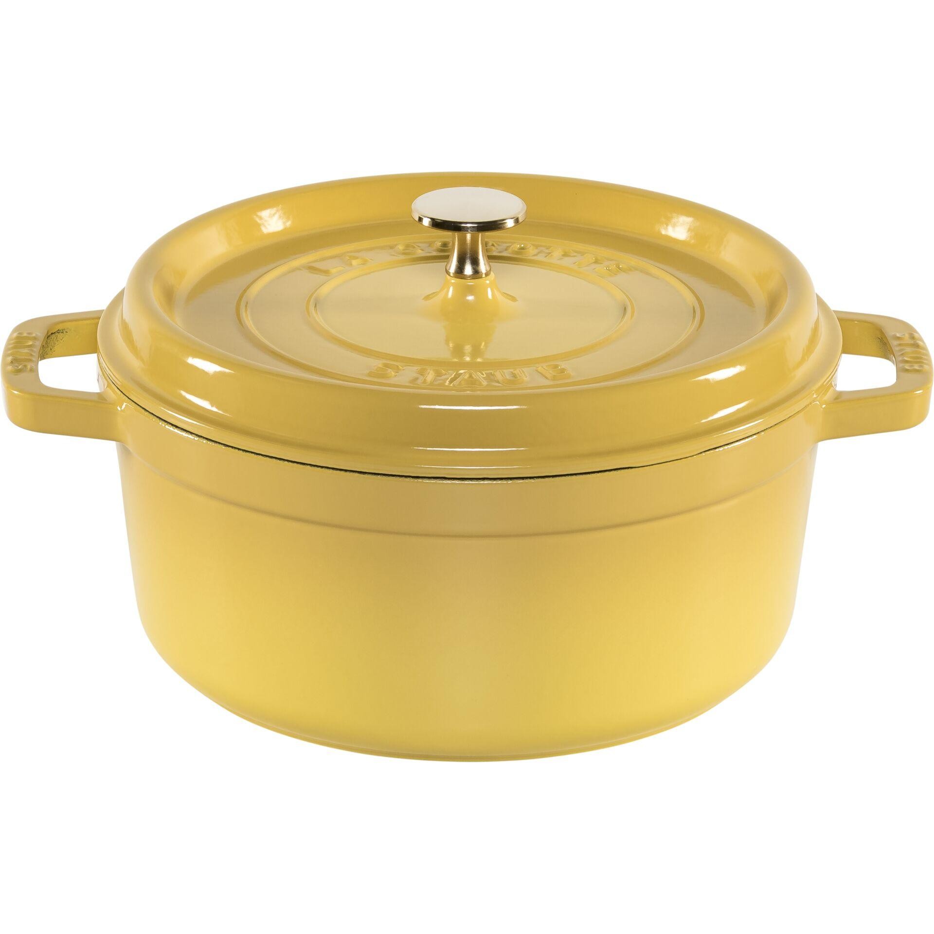 Staub La Cocotte 24cm rund, citron, Gusseisen