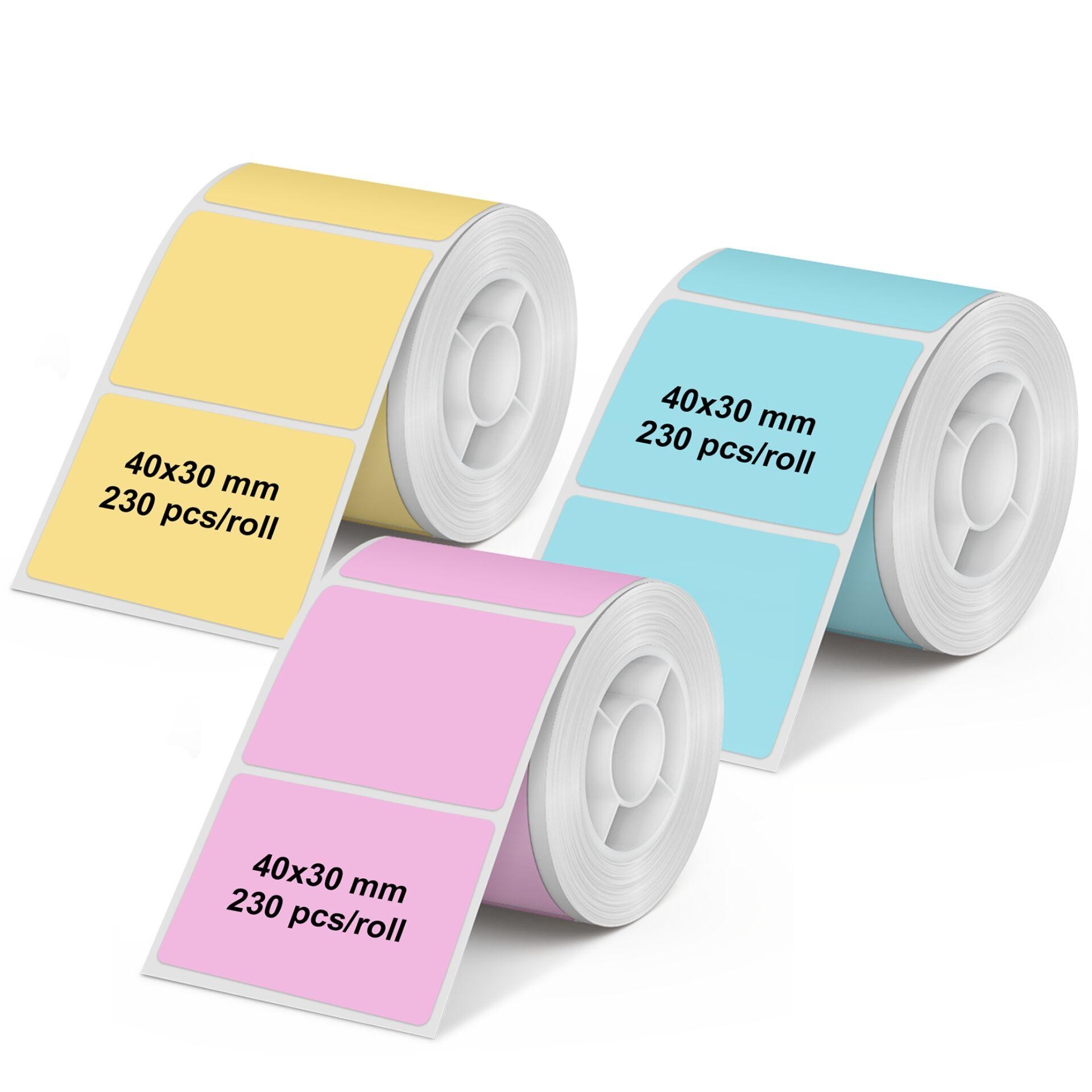 Olympia 6323 printer label Multicolour Self-adhesive printer label -