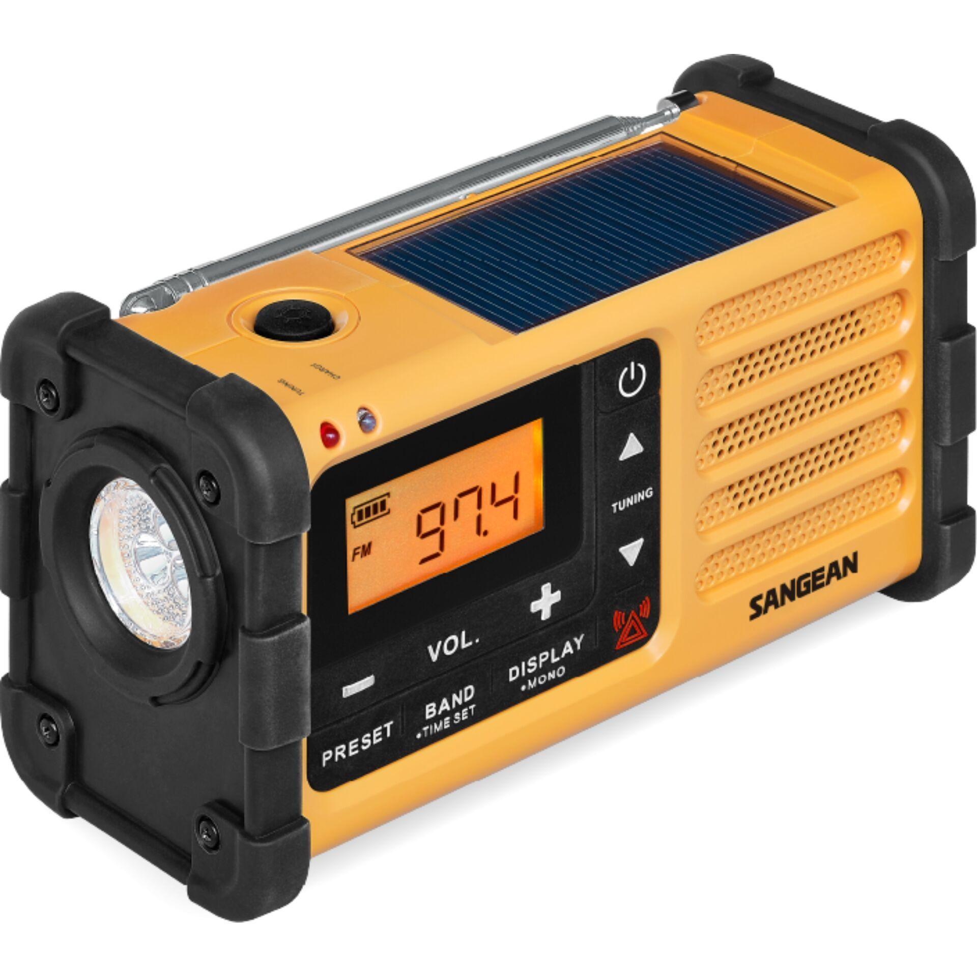 Sangean MMR-88 Outdoorradio UKW, MW Notfallradio Akku-Ladefunktion,