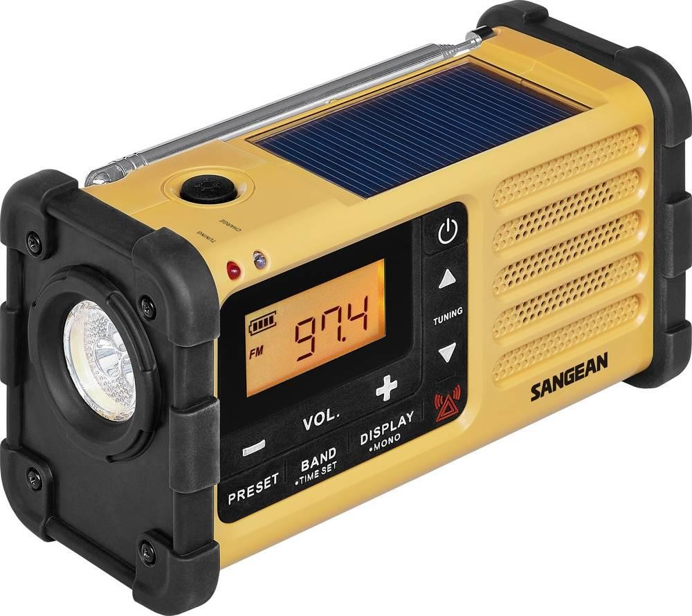 Sangean MMR-88 Outdoorradio UKW, MW Notfallradio Akku-Ladefunktion,