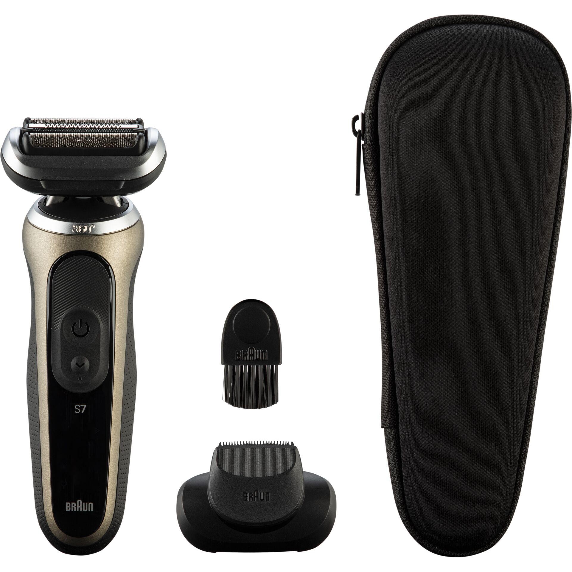 Braun Series 7 72-C1200s Trimmer Black, Bronze, Stainless steel -