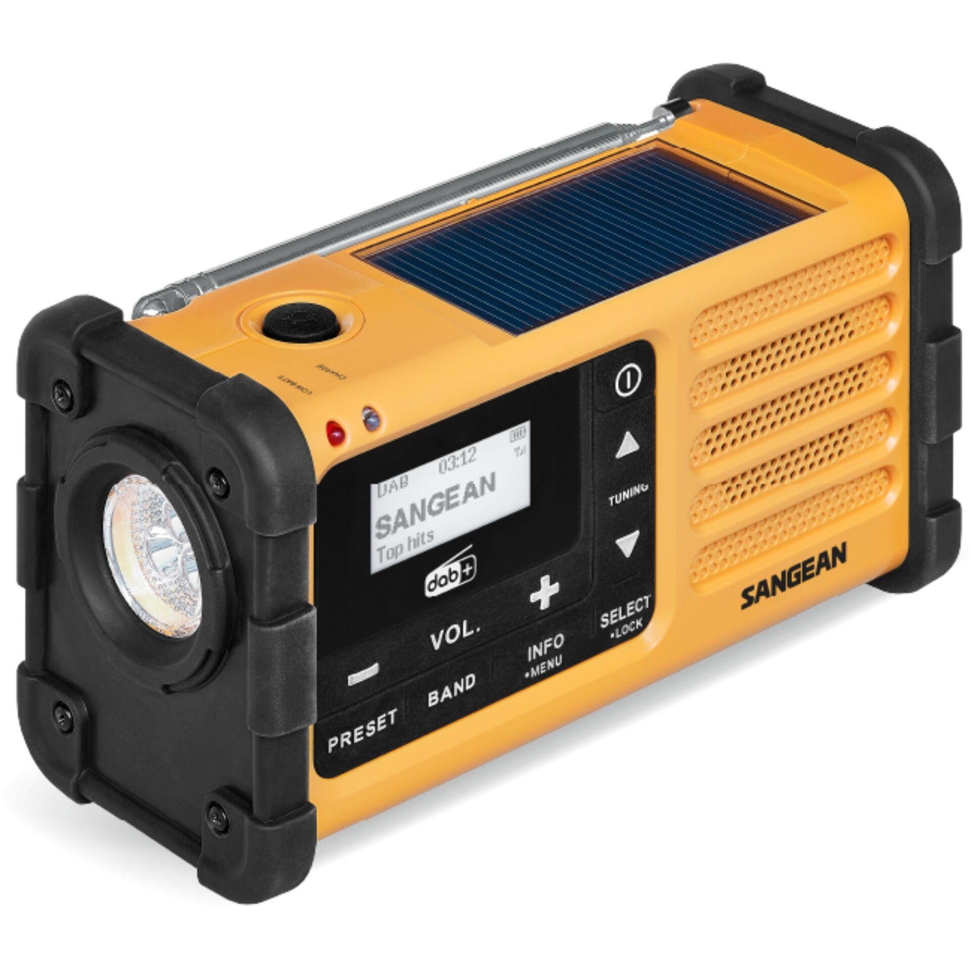 Sangean MMR-88 DAB+ Outdoorradio DAB+, UKW Notfallradio Akku-