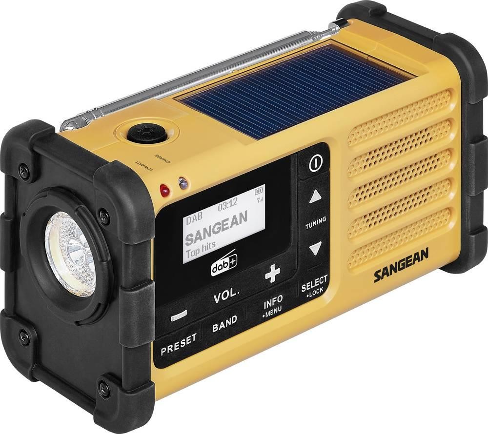 Sangean MMR-88 DAB+ Outdoorradio DAB+, UKW Notfallradio Akku-