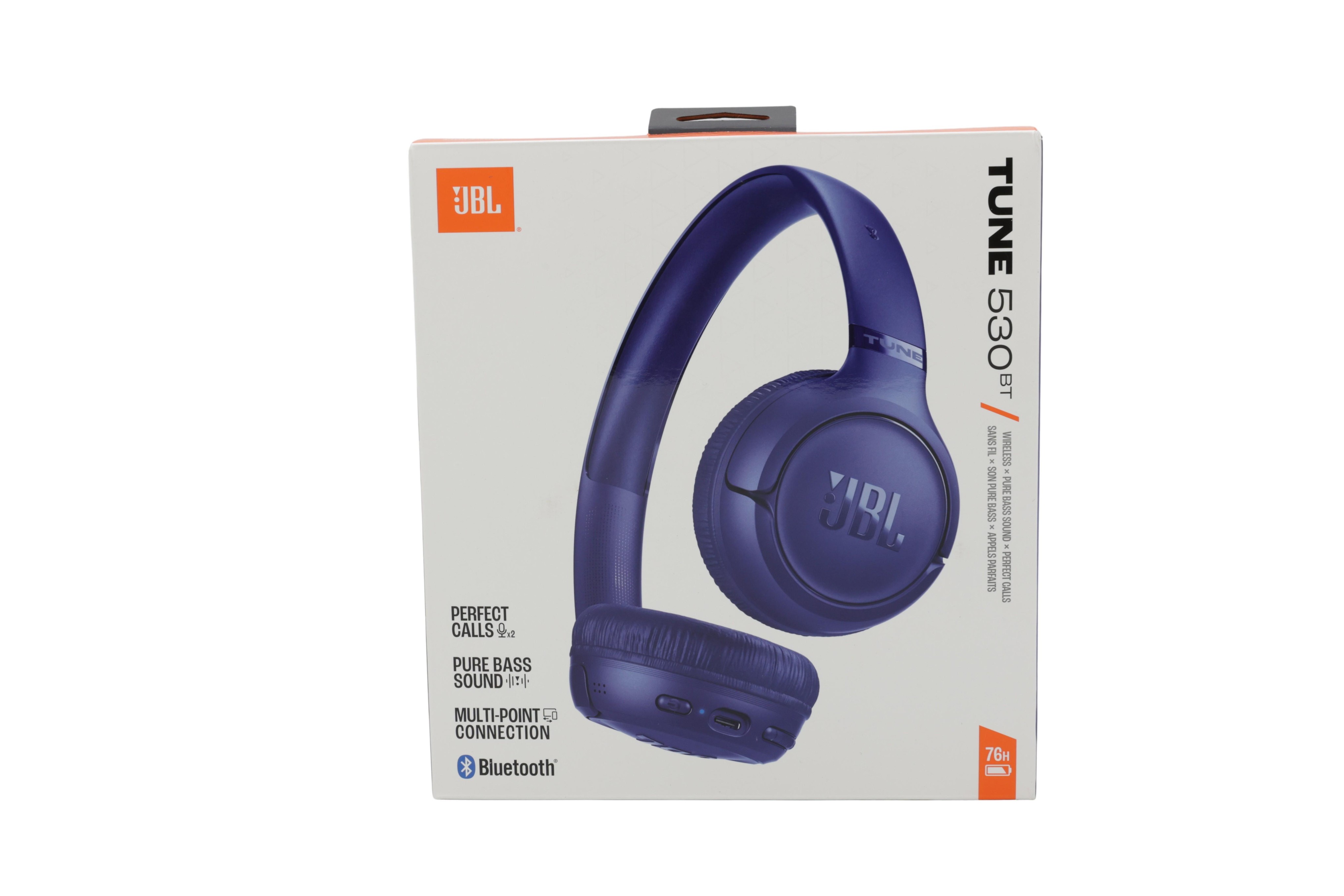 JBL JBLT530BTBLU Tune 530 BT On-Ear Kopfhörer, Blau