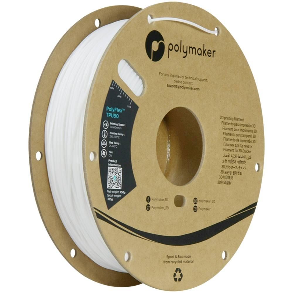 Polymaker PD02002 3D printing material White 750 g - Polymaker