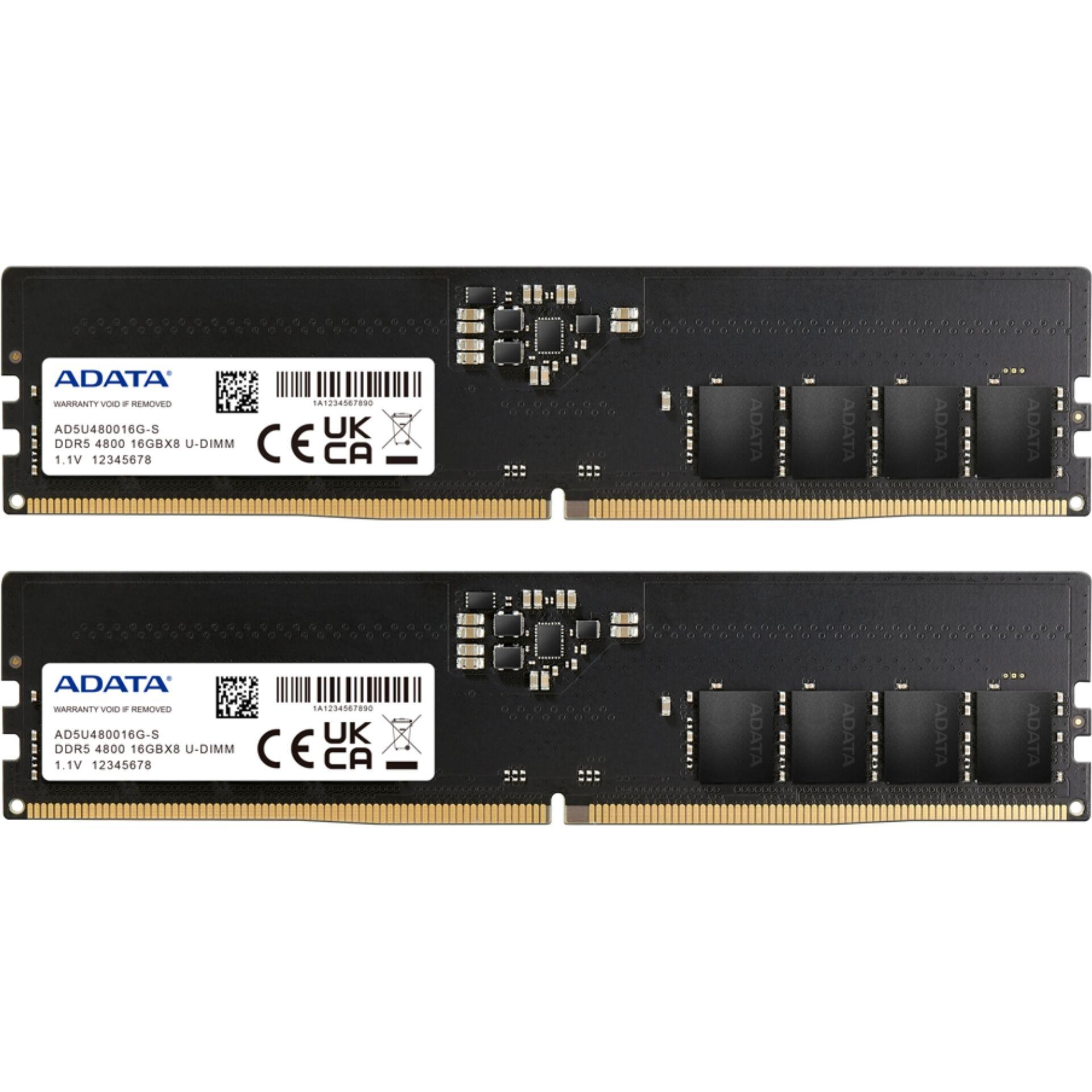 ADATA AD5U480016G-DT memory module 32 GB 2 x 16 GB DDR5 ECC - ADATA
