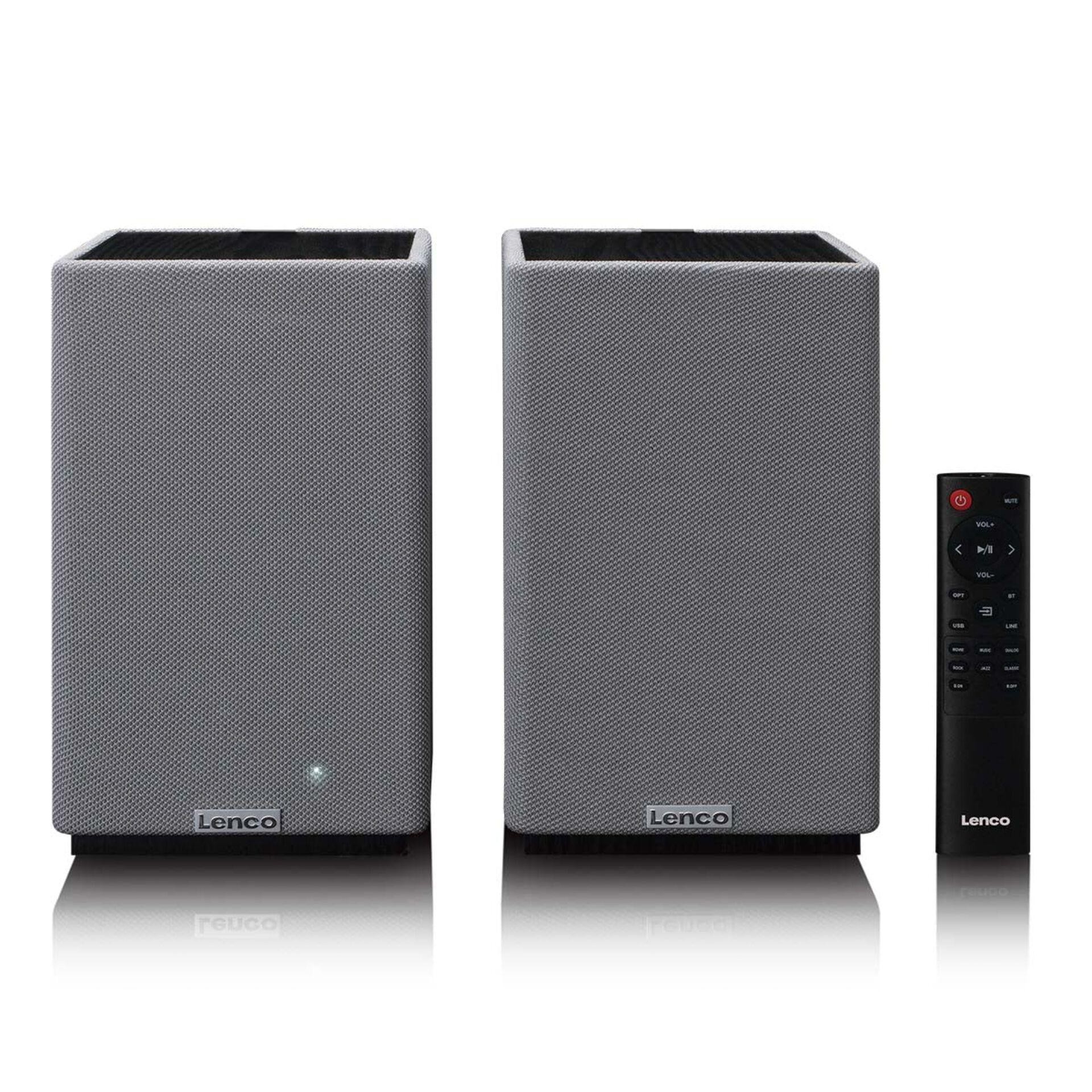 Lenco SPB-240BKGY haut-parleur Gris, Noir Avec fil &sans fil 40 W -