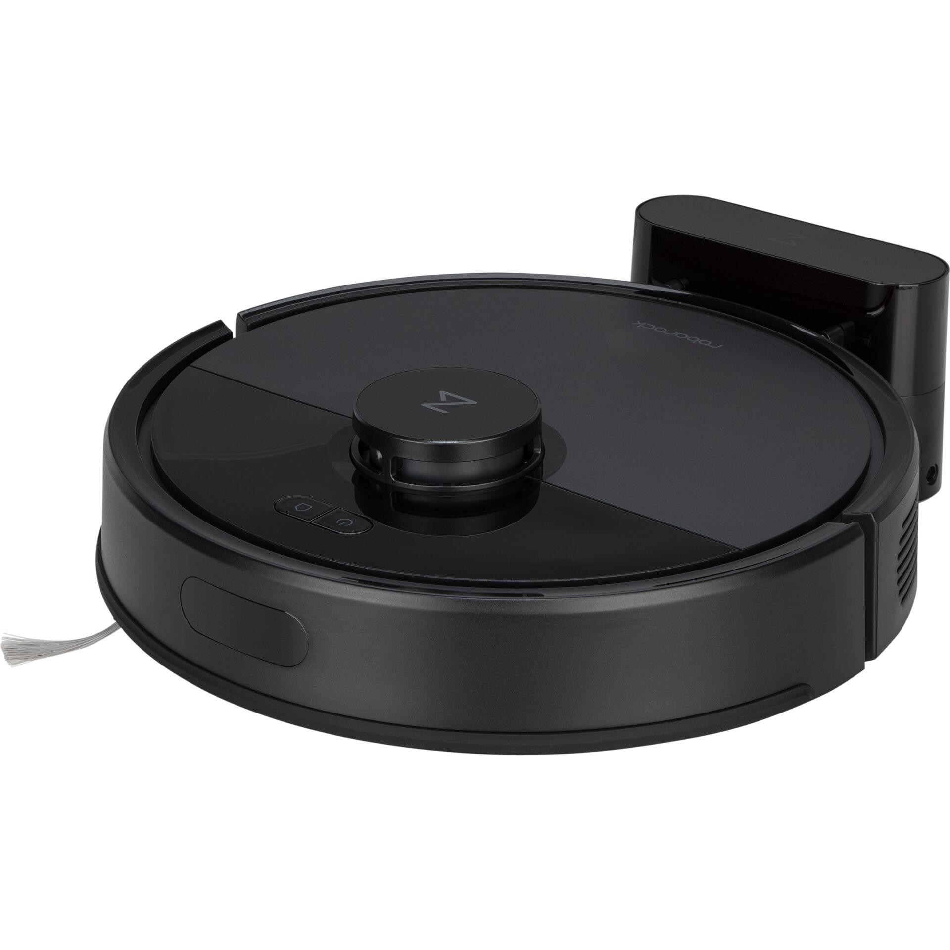 Roborock Q7B Noir - Roborock Q7B, Sans sac, Noir, Rond, 3 roue(s),