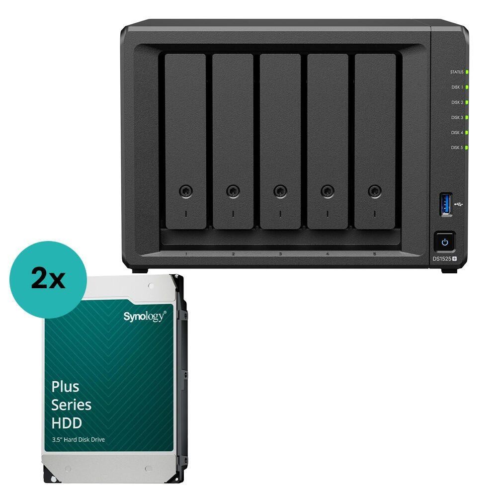 Synology DiskStation DS1525+ 5 Einschübe NAS-Server Leergehäuse (