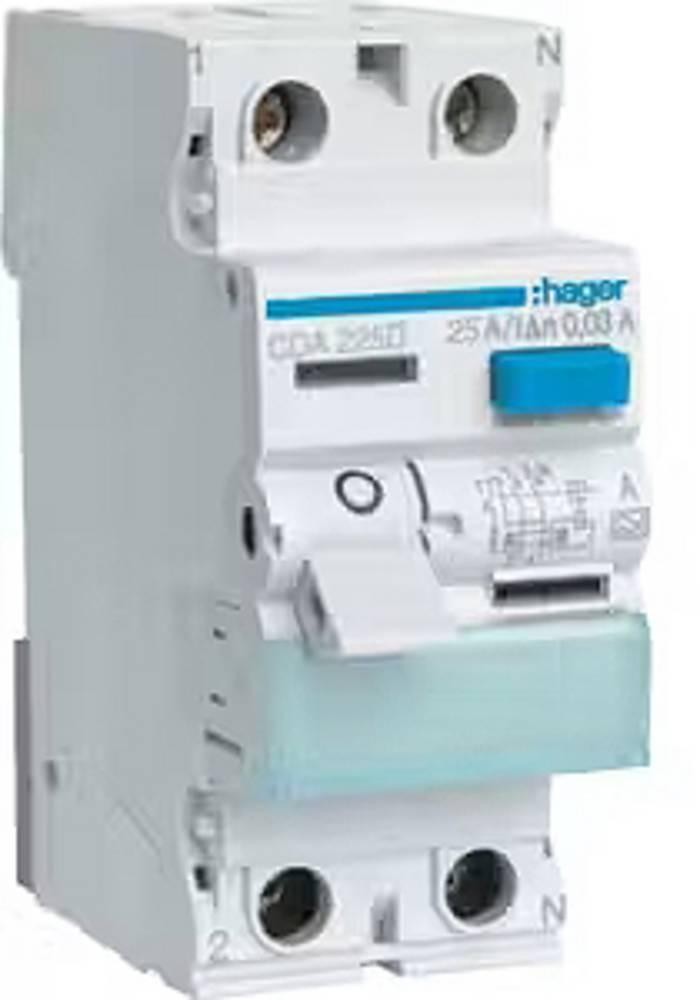 Hager CDA225D Fehlerstrom-Schutzschalter A 3polig 25A 0.03A 250V