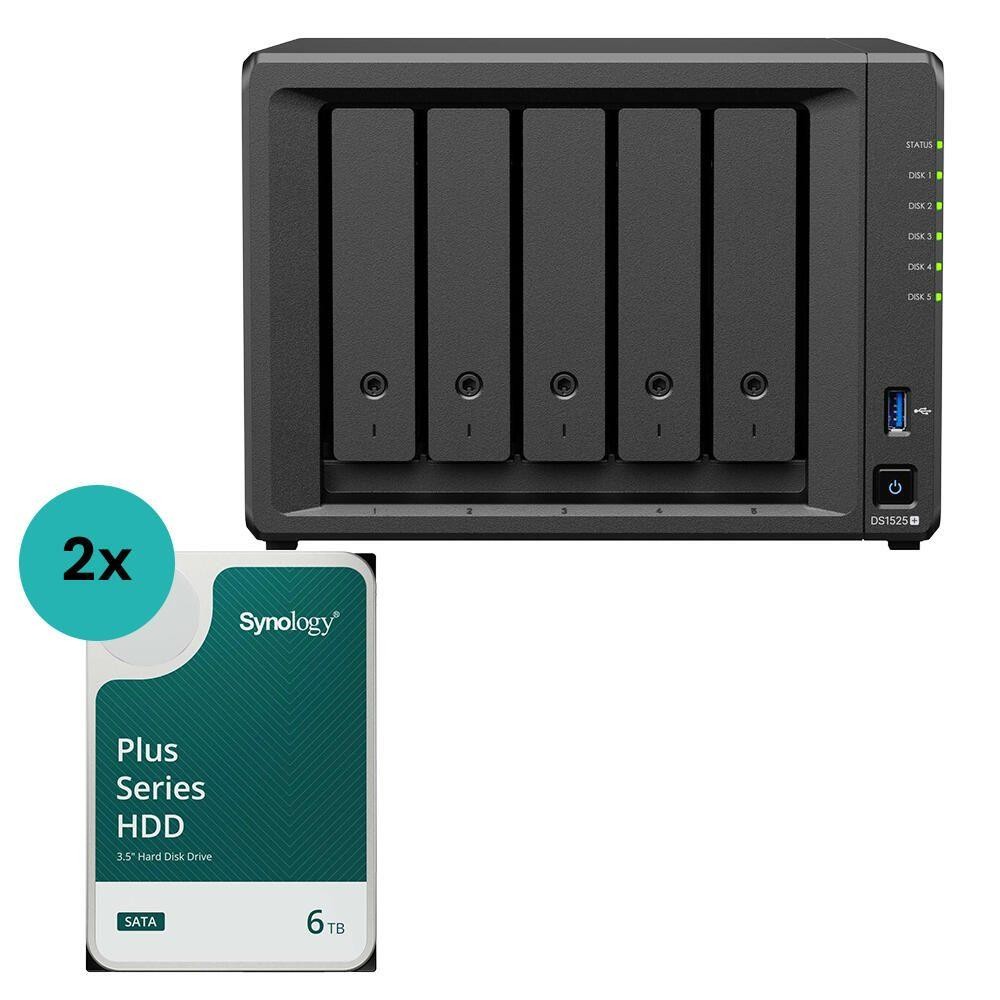 Synology DiskStation DS1525+ 5 Einschübe NAS-Server Leergehäuse (