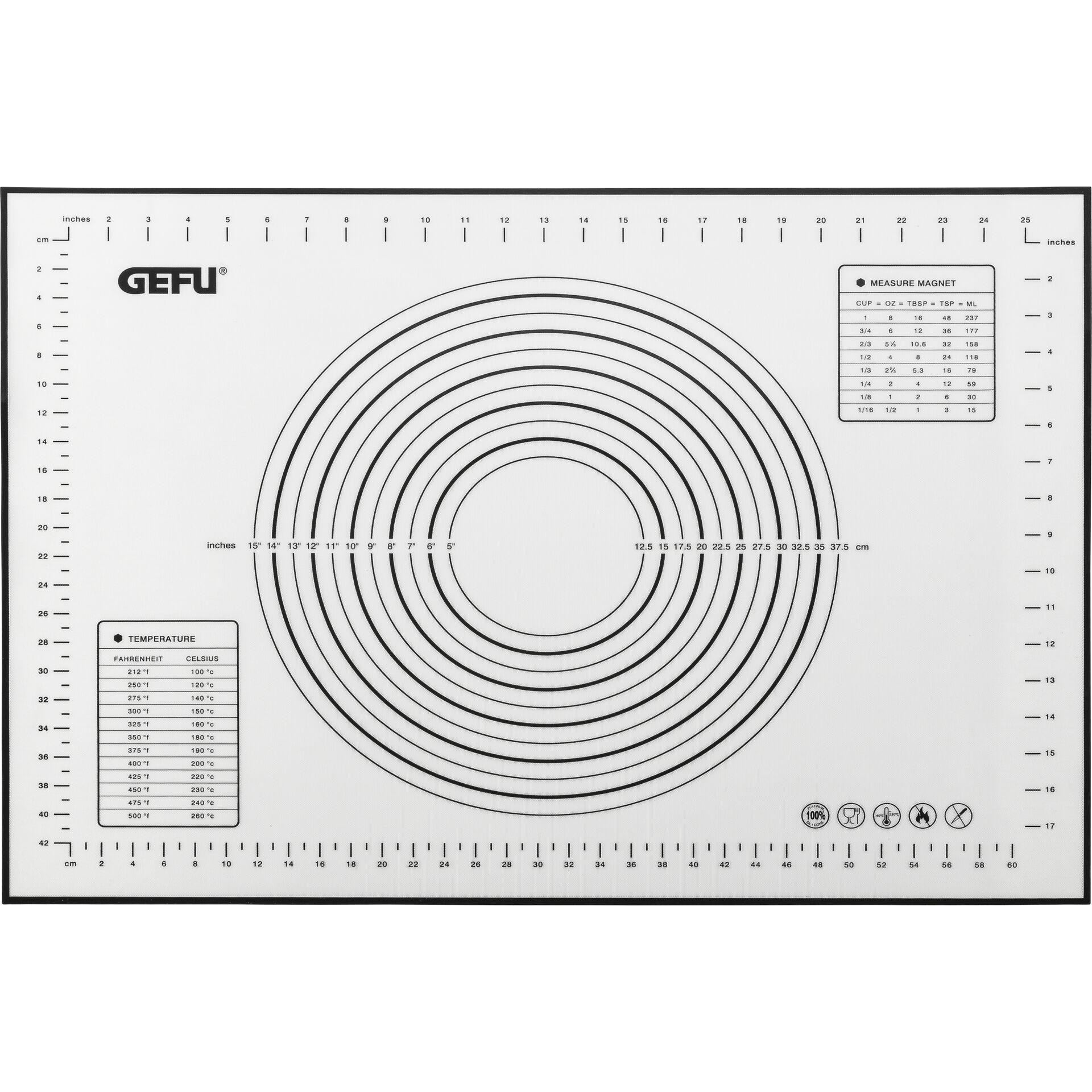 GEFU PAD Baking mat - GEFU PAD, Baking mat, Silicone, Ivory, -40 -