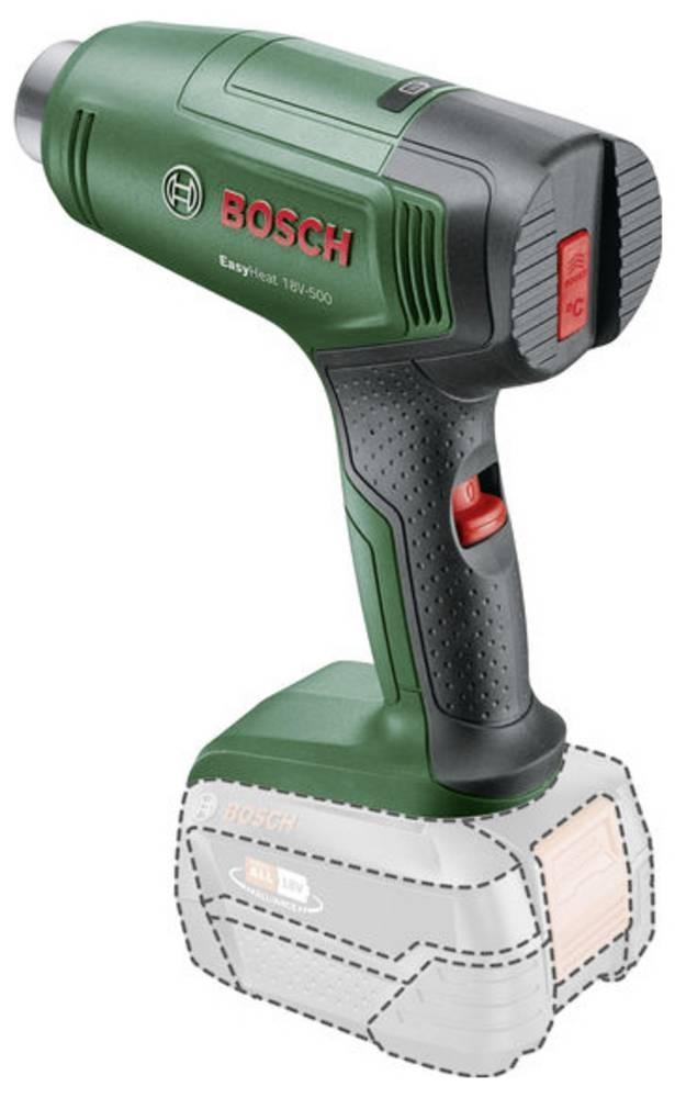 Bosch Home and Garden 06032A8000 EasyHeat 18V-500 Akku-Heißluftgeblä