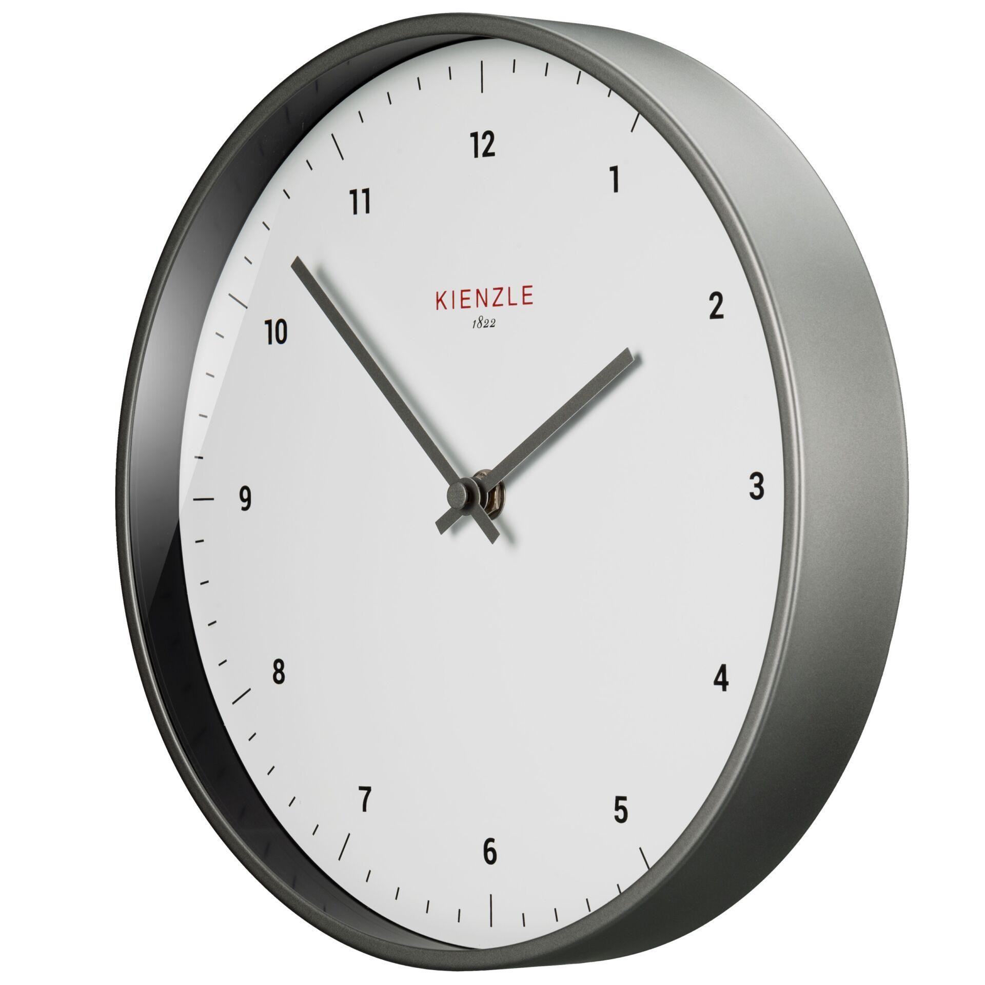 KIENZLE DCF Funk-Wanduhr Classic weiß, 25 cm