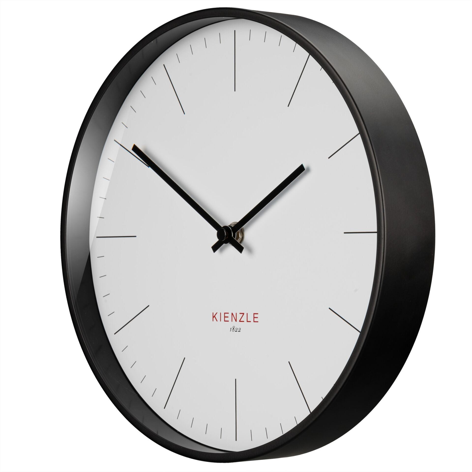 KIENZLE DCF Funk-Wanduhr Modern weiß, 25 cm