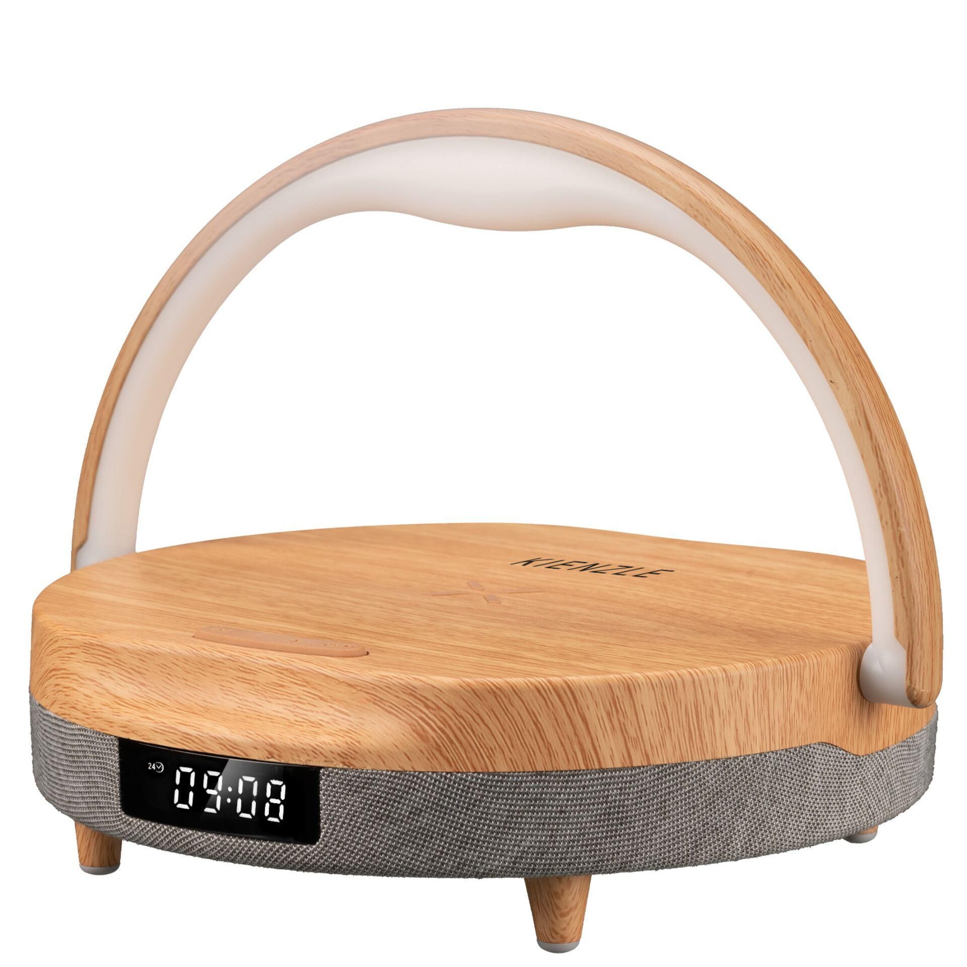 KIENZLE LED-alarm clock wirelesse Aufladung BT-speaker