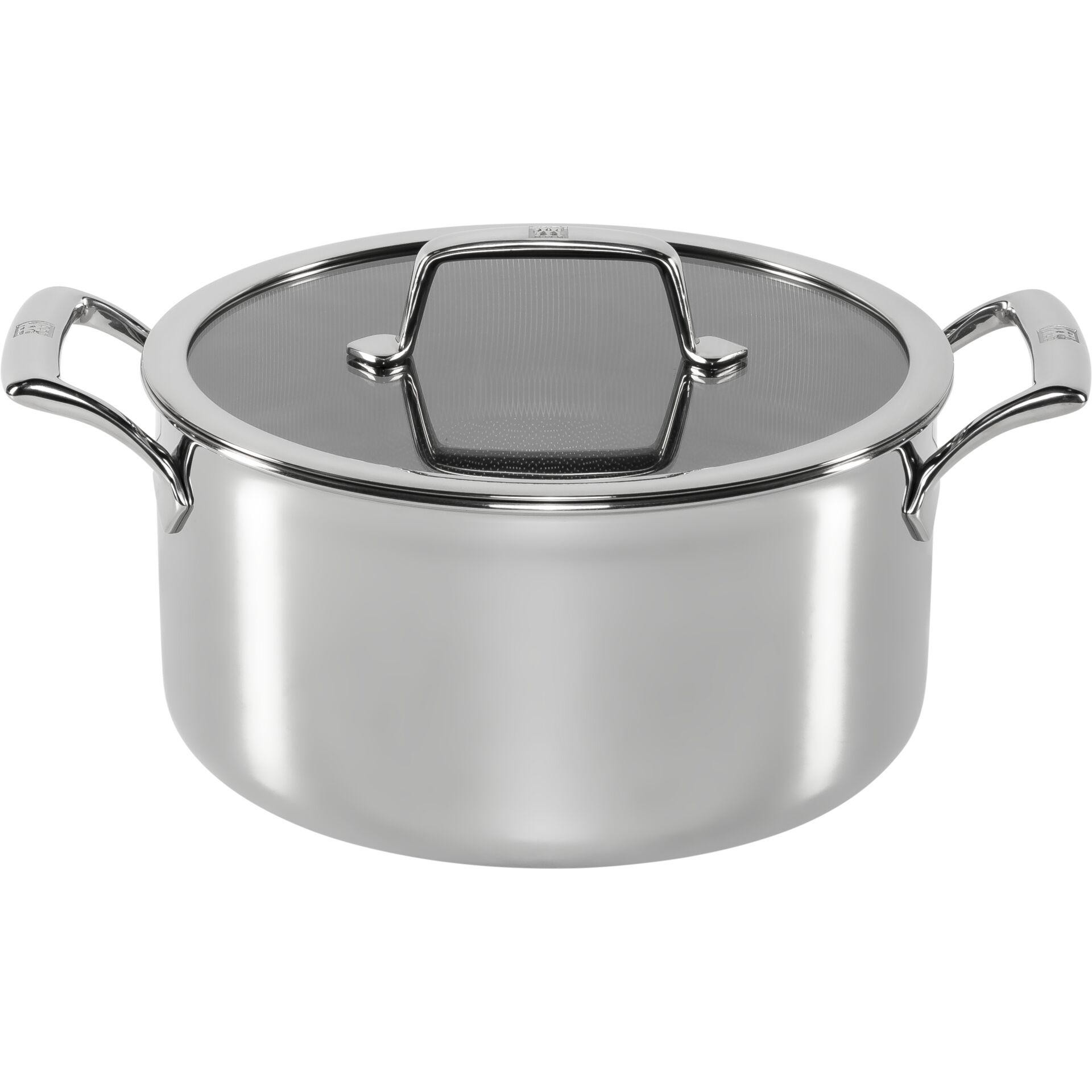 Zwilling Peak Kochtopf 24 cm 18/10 Edelstahl, silver
