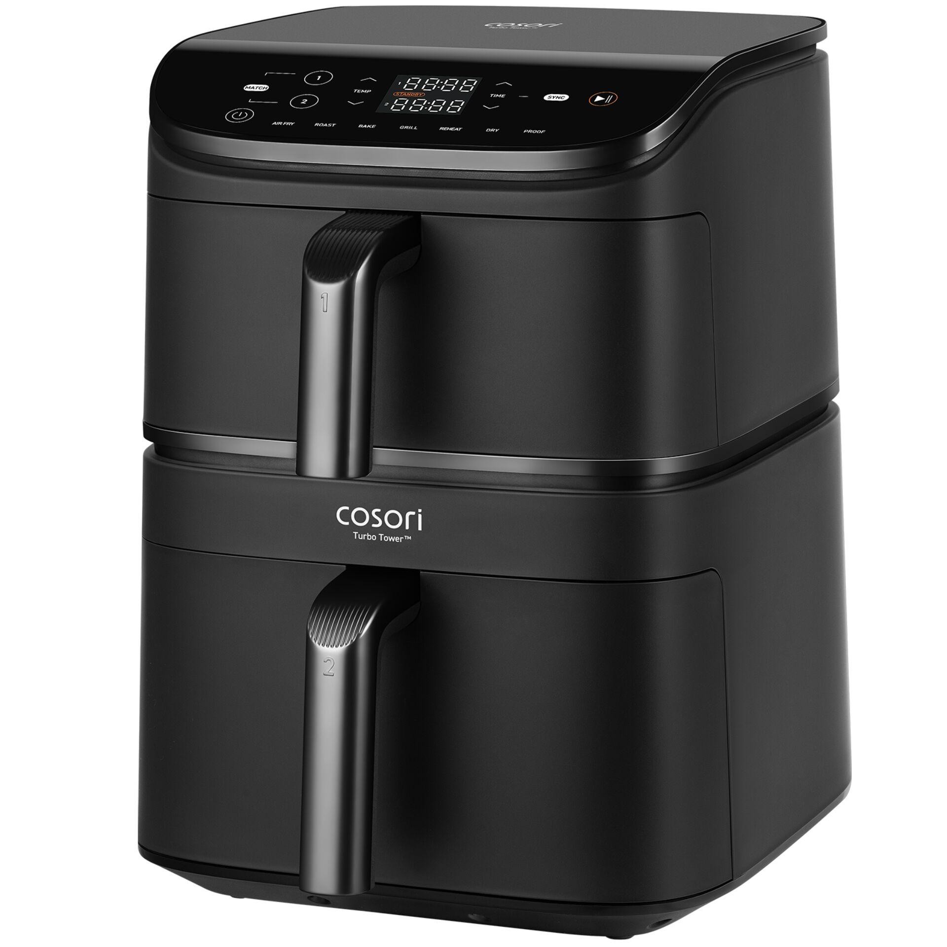 Cosori CAF-DC121-ADER Heißluft-Fritteuse 10.8l 2630W mit Display