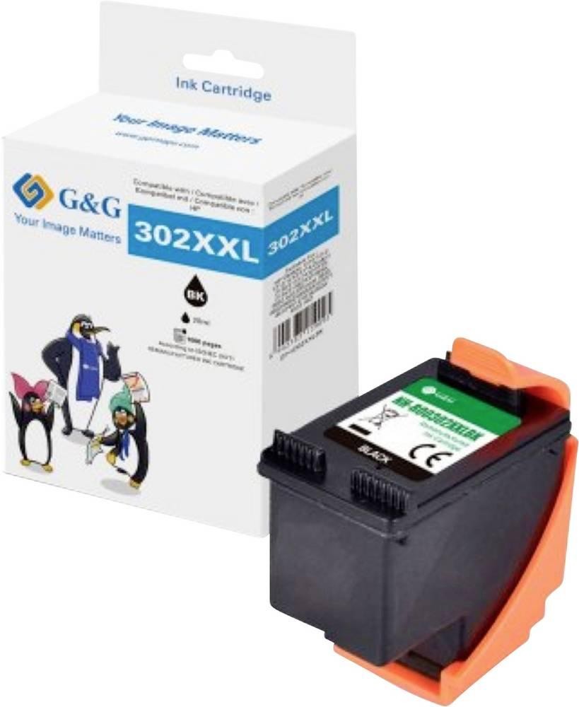 G&G Druckerpatrone Kompatibel GP-H302XXLBK