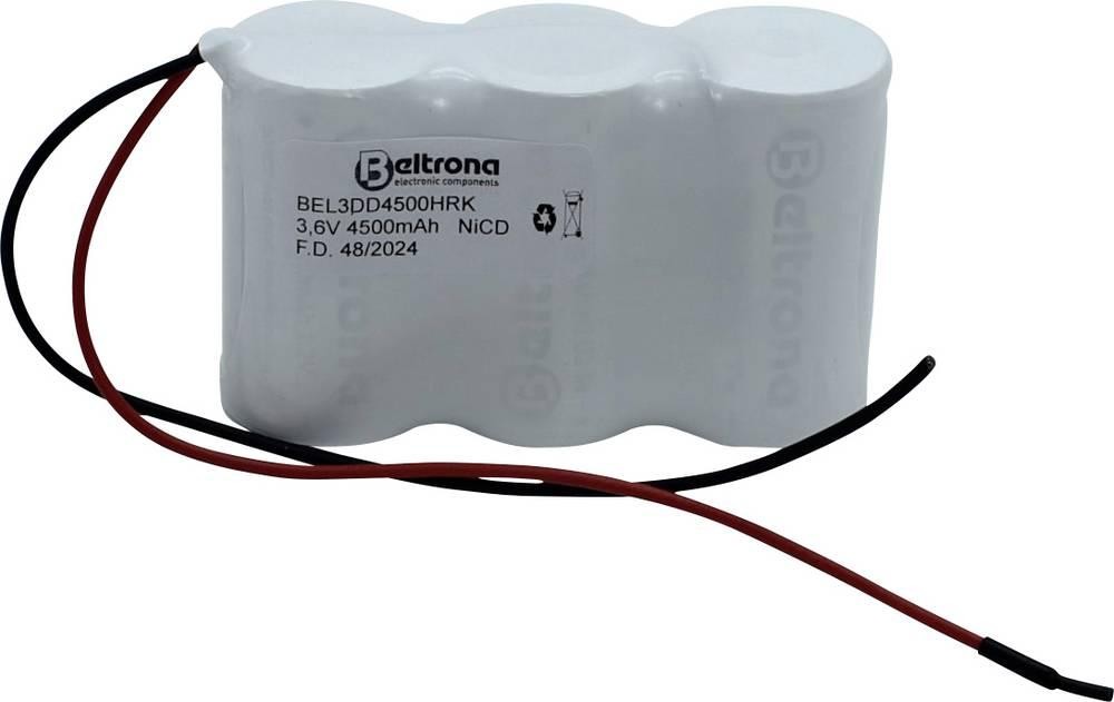 Beltrona BEL3DD4500HRK Spezial-rechargeable battery NiCd 3.6V 4500