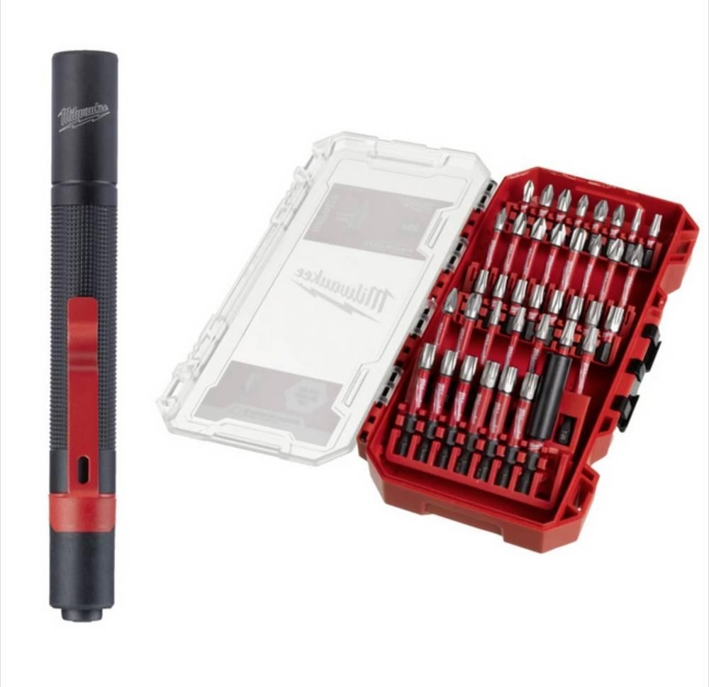 Milwaukee 4932498608 Bit-Set T-Profil, Kreuzschlitz Phillips,