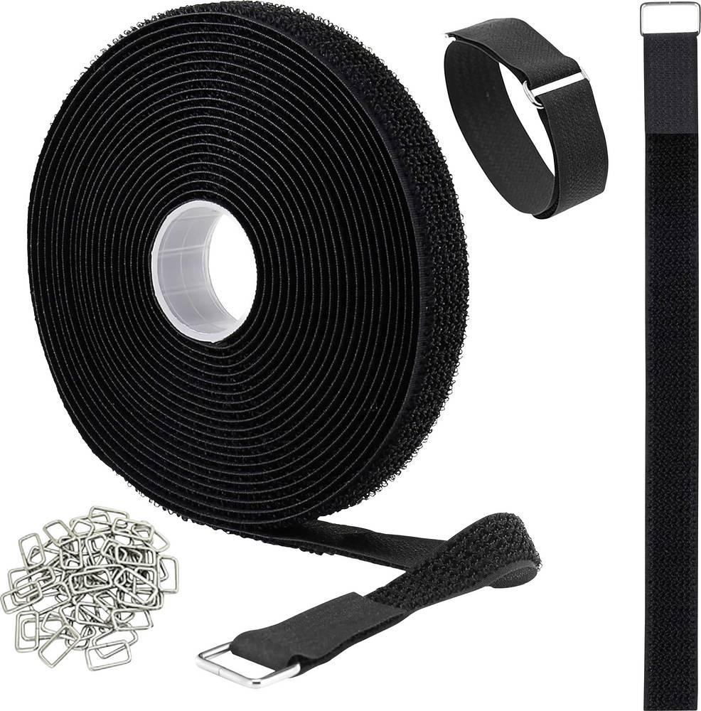 Quadrios 25CA576 Klettband para Bündeln Haft- y Flauschteil (L x B)