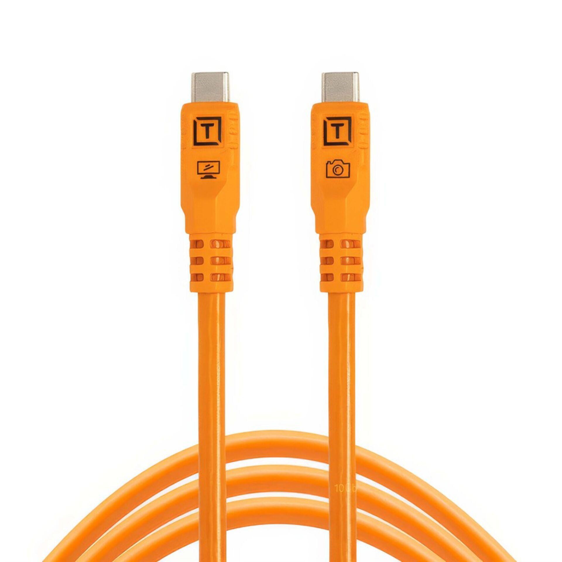 Tether Tools TetherPro USB-C Optima 10G gerade orange 1,8m