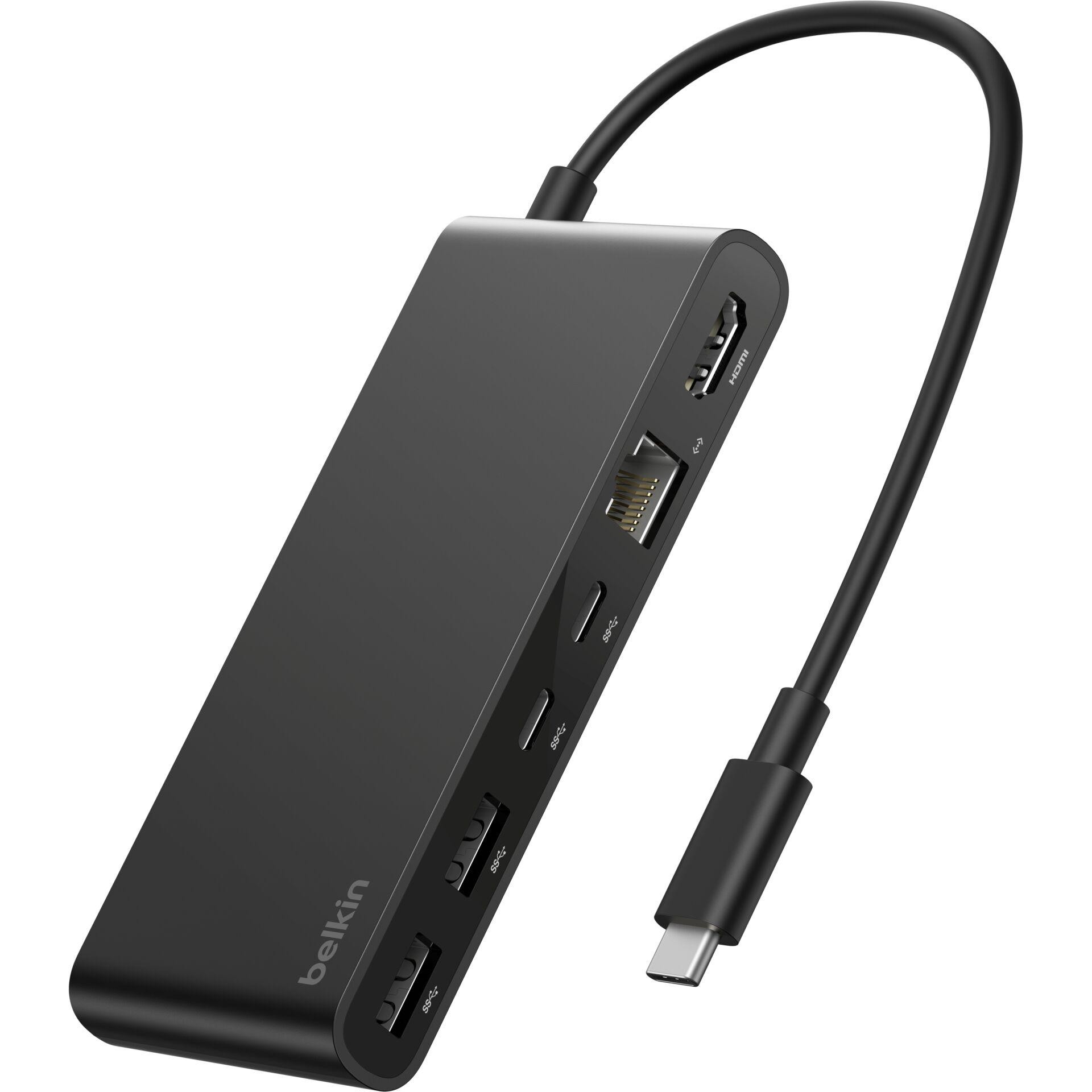 Belkin 8-Port USB-C Hub with 2.5Gb Ethernet - Belkin 8-Port USB-C Hub