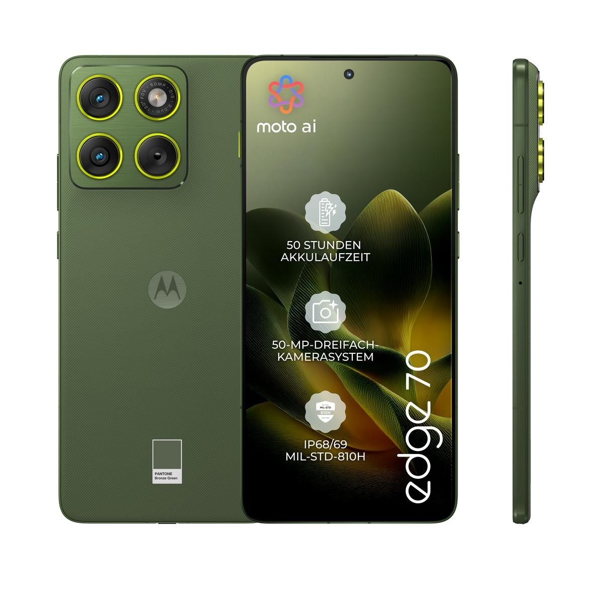 Motorola edge 70 17 cm (6.7") Dual SIM Android 16.0 5G USB Type-C 12