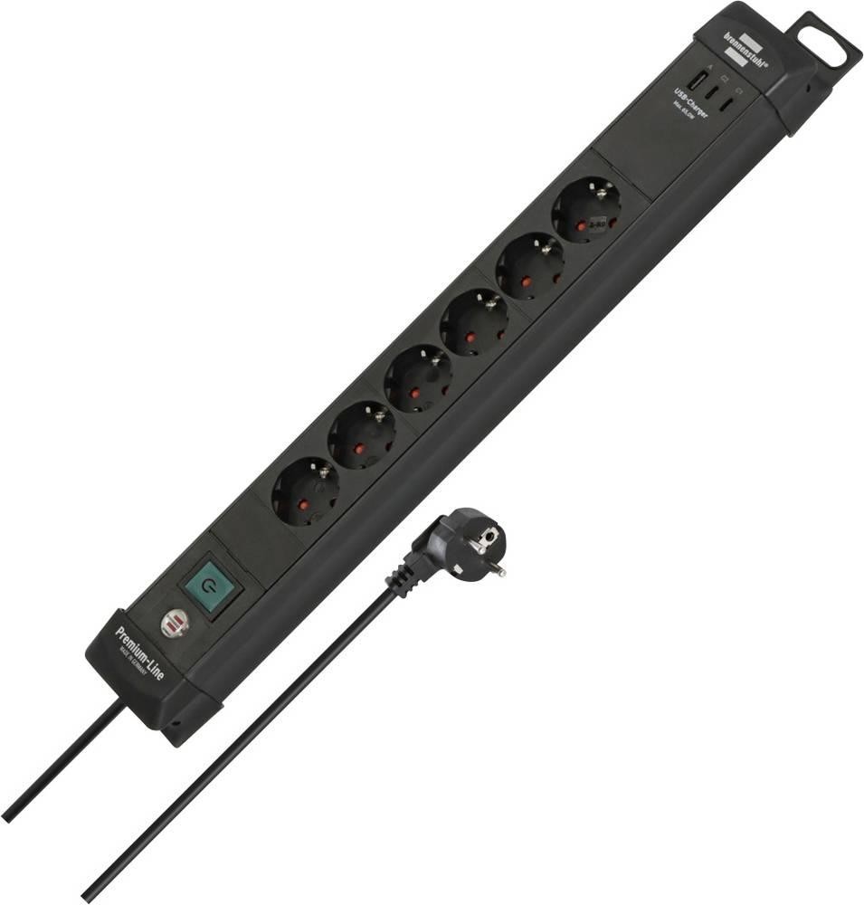 Brennenstuhl 1951160613 power strip black 1 pc(s)