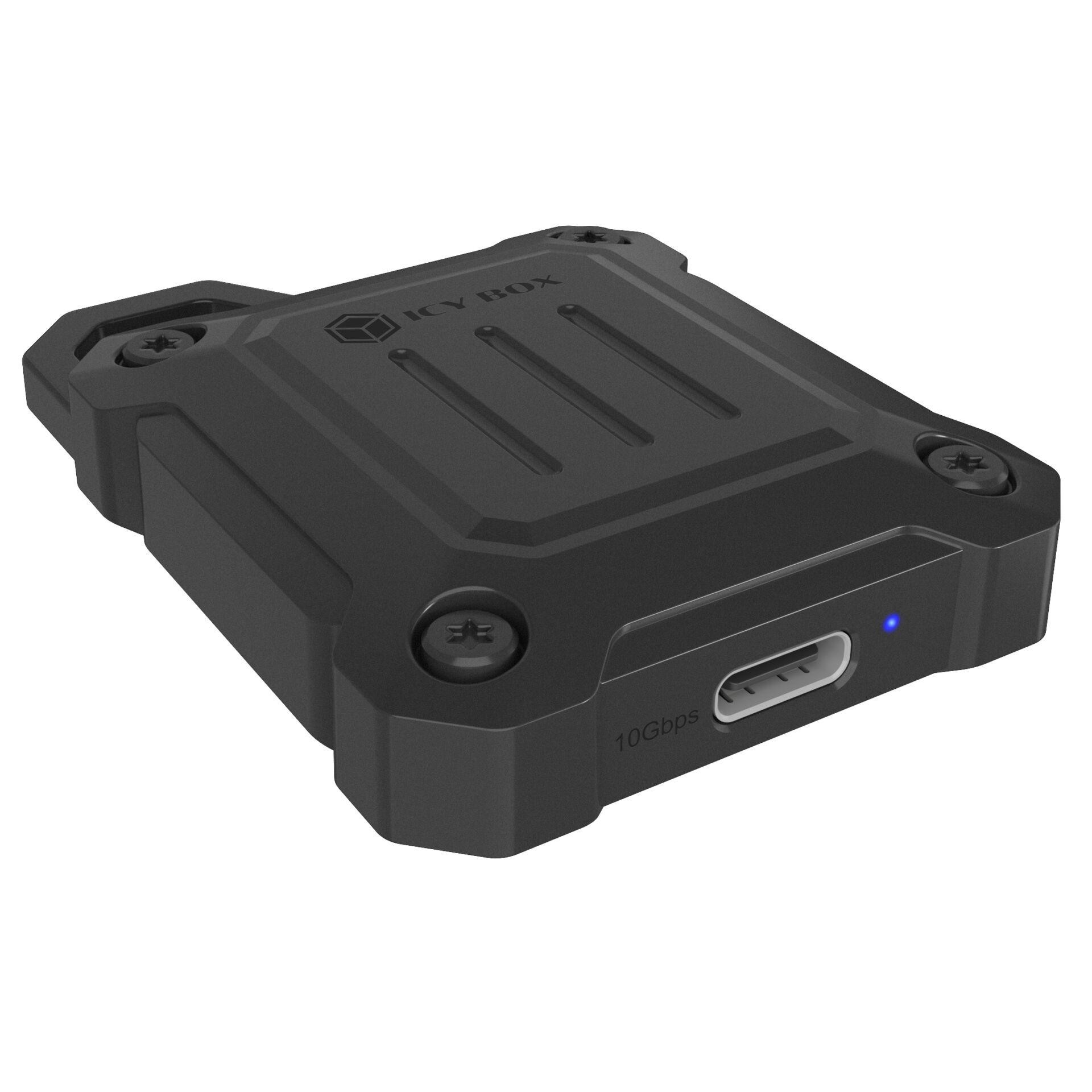 ICY BOX IB-1601MP-CU31 storage drive enclosure SSD enclosure Black M.