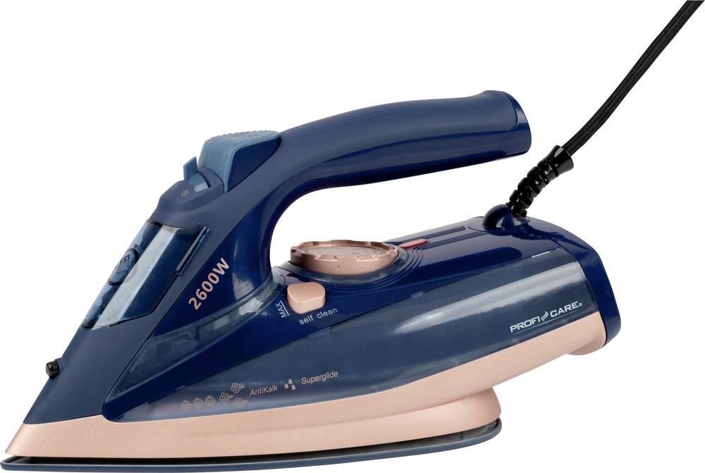 ProfiCare PC-DB 3126 Dry & Steam iron Ceramic soleplate 2600 W Blue,