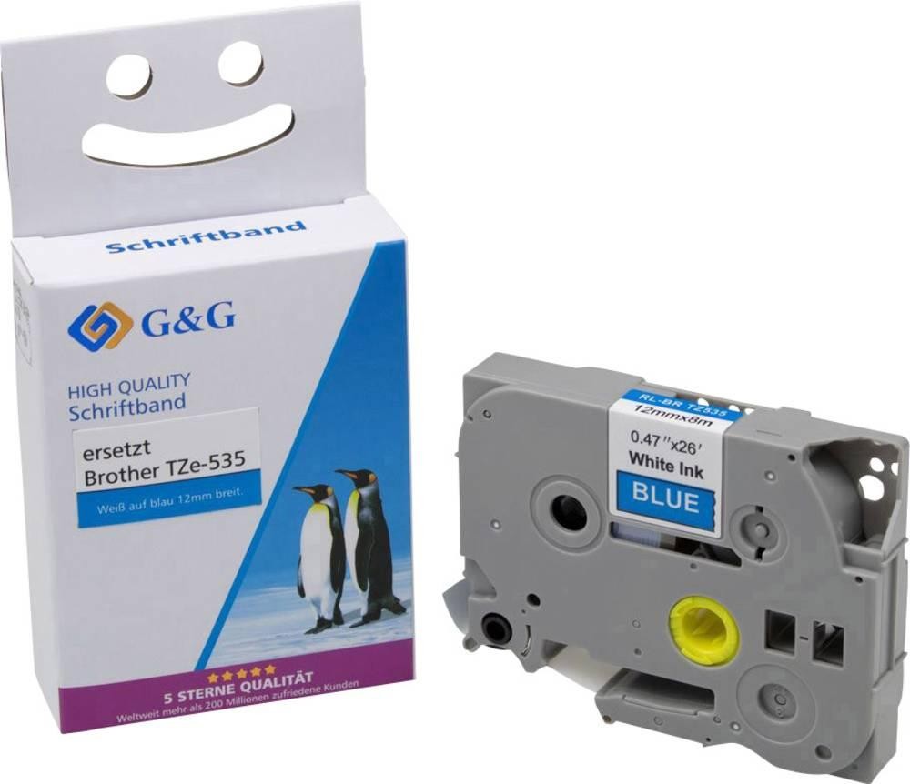 G&G 15559 Kompatibel ersetzt Brother TZe-535 Bandfarbe: Blau