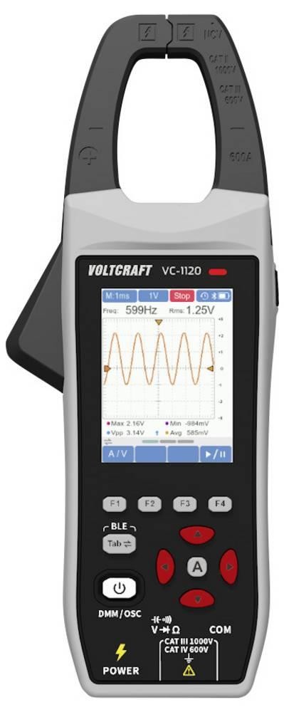 VOLTCRAFT VC-1120 Stromzange digital CAT III 1000V Anzeige (Counts):