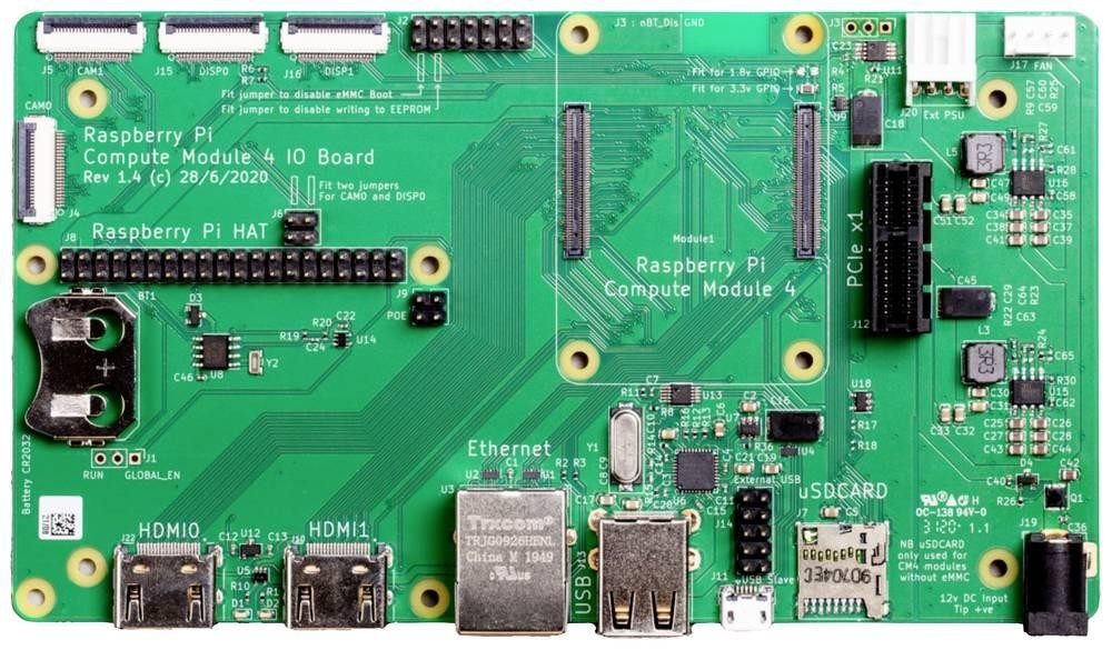 Raspberry Pi RPI CM4 IO BOARD I/O module suitable for (
