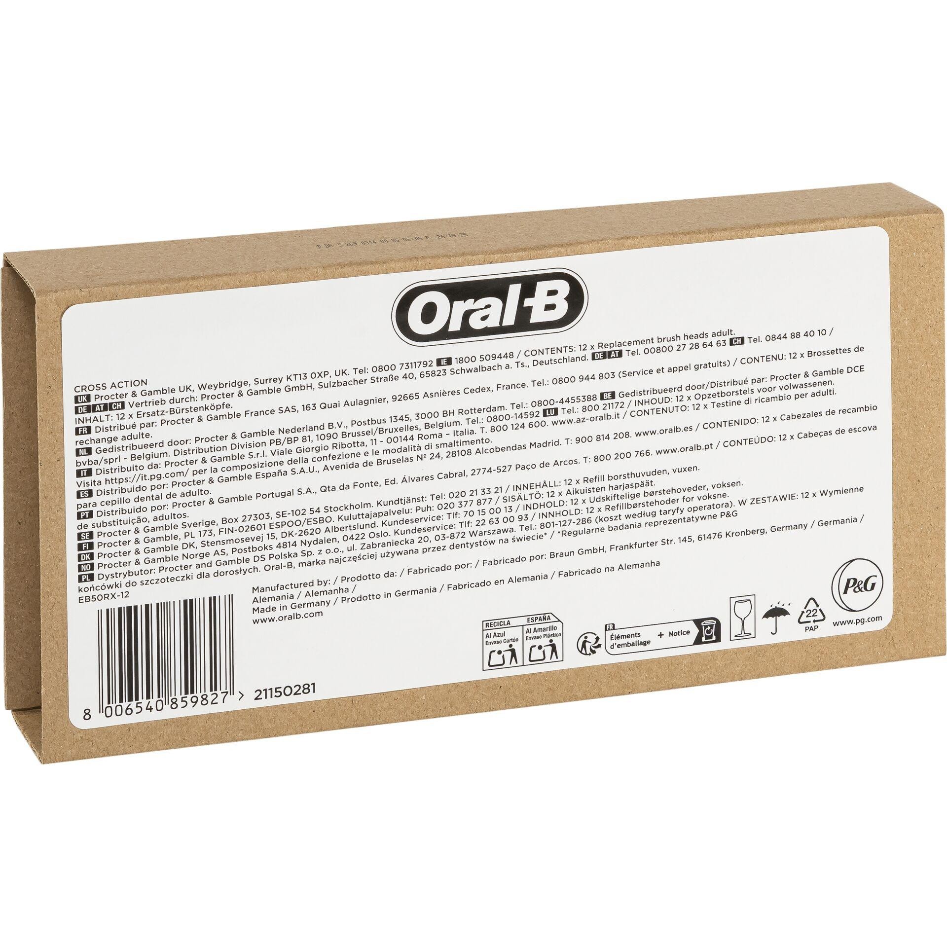 Oral-B Aufsteckbürsten FFU Pro CrossAction 12er