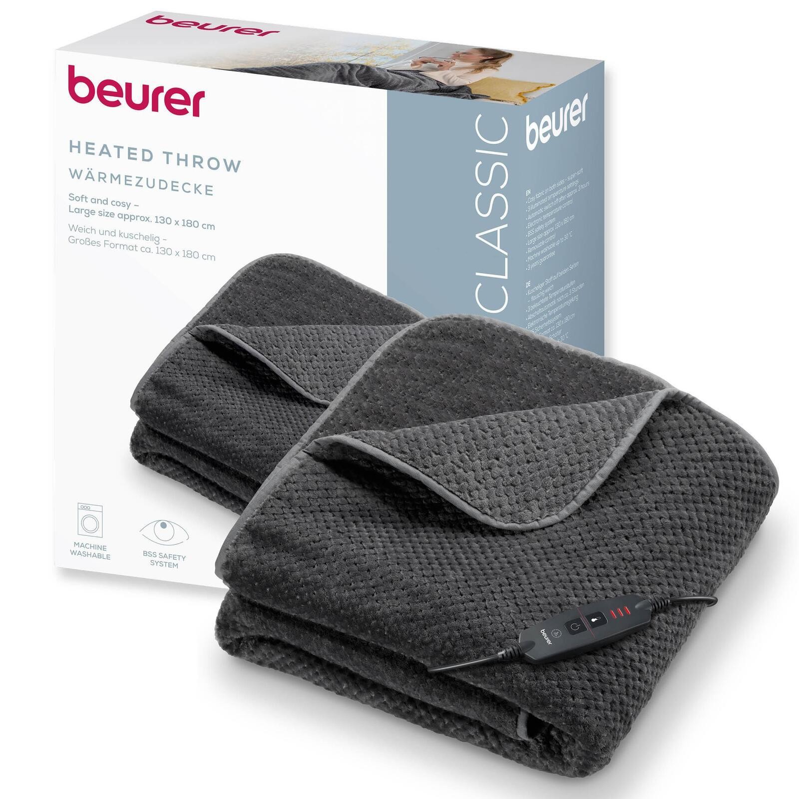 beurer HD 65 Heizdecke brun gris 110 W