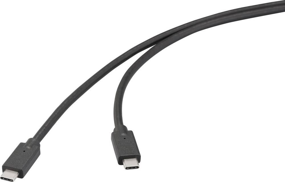 Renkforce USB-cable USB 3.2 Gen2x2 20 GBit/s USB-C Stecker, USB-C