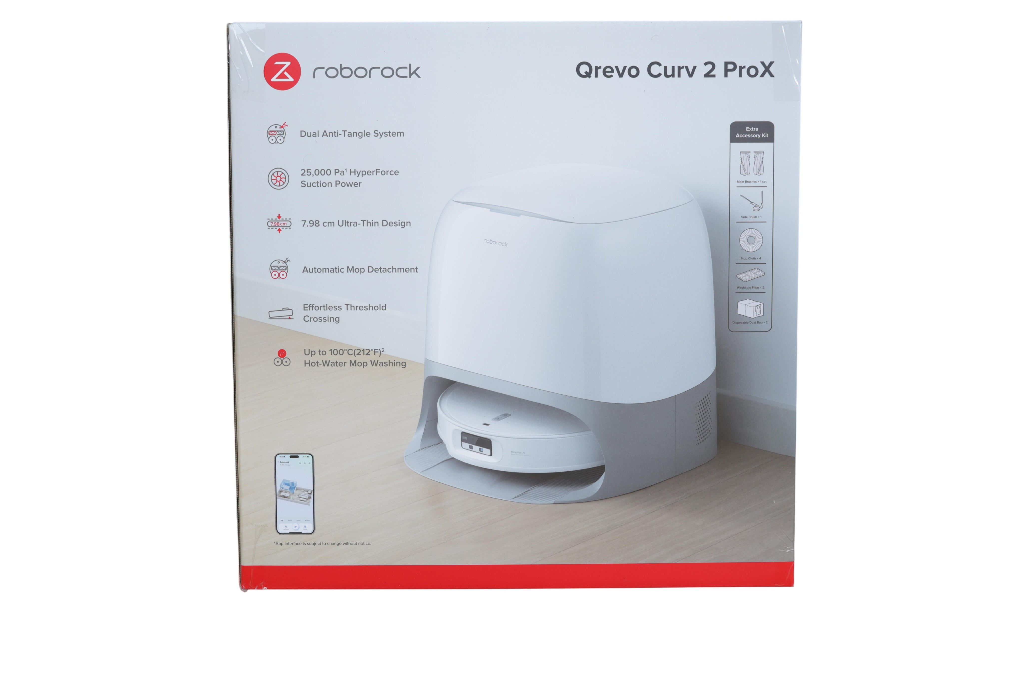 Roborock Qrevo Curv 2 ProX White - Roborock Qrevo Curv 2 ProX,