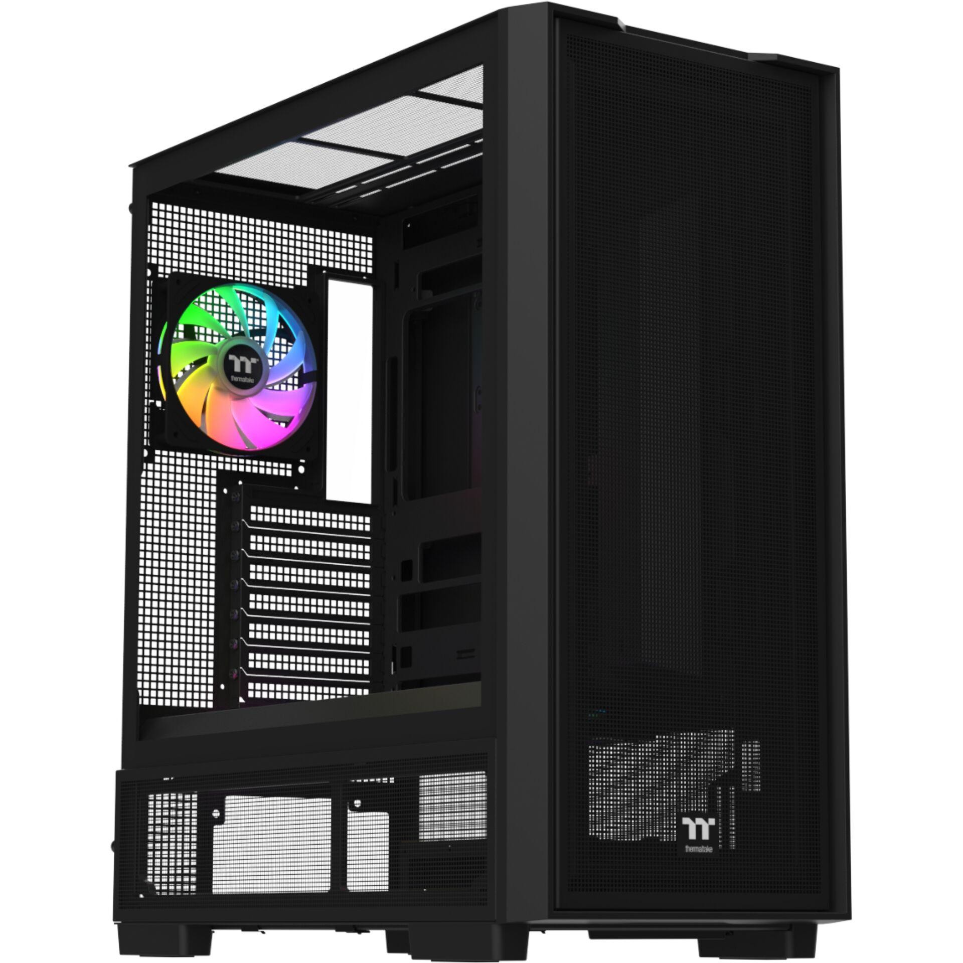 Thermaltake S380 TG ARGB Midi Tower Noir - Thermaltake S380 TG ARGB,