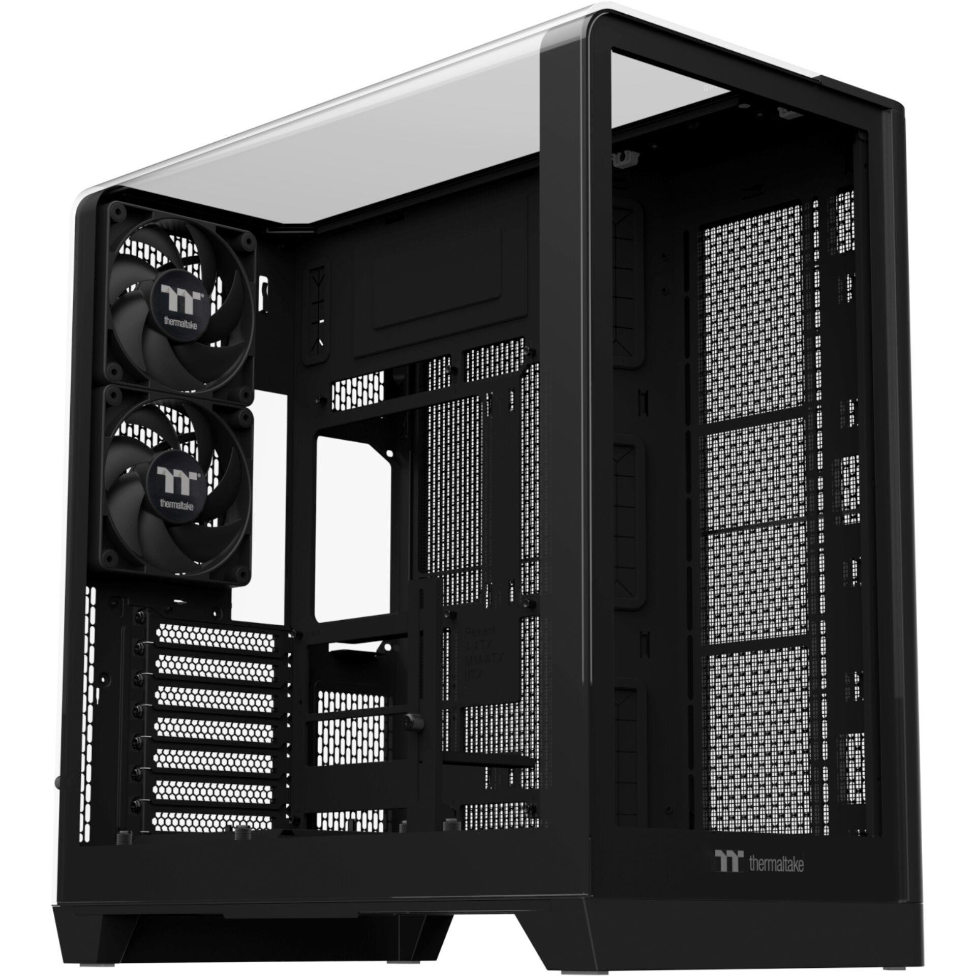 Thermaltake View 390 TG Midi Tower Black - Thermaltake View 390 TG,