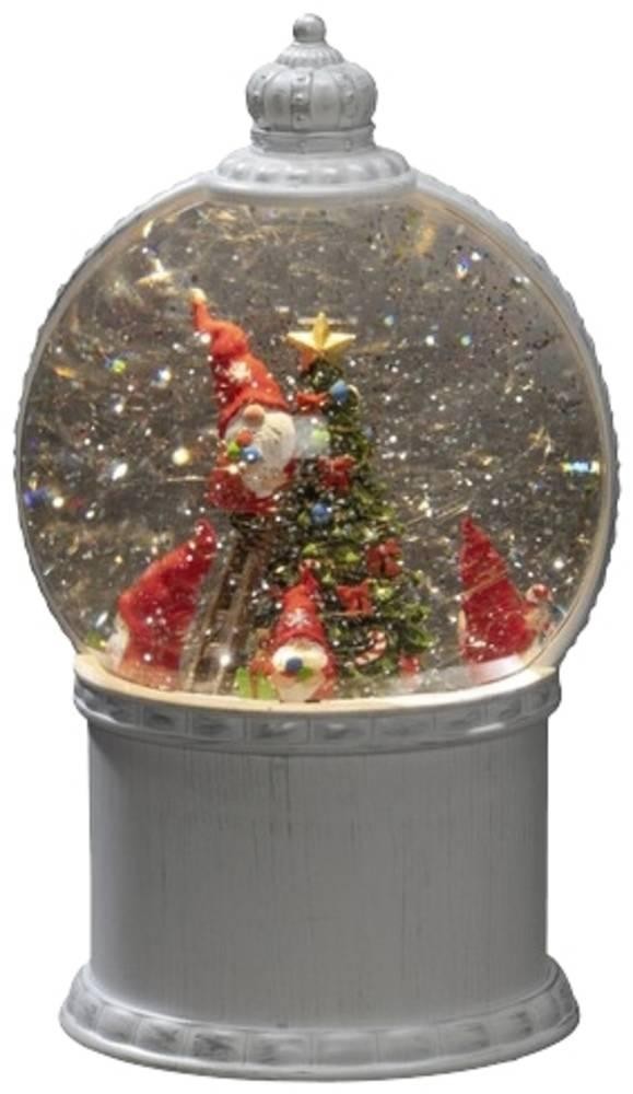 Konstsmide 4300-200 LED-Laterne Weihnachtsmann Warmweiß LED Weiß