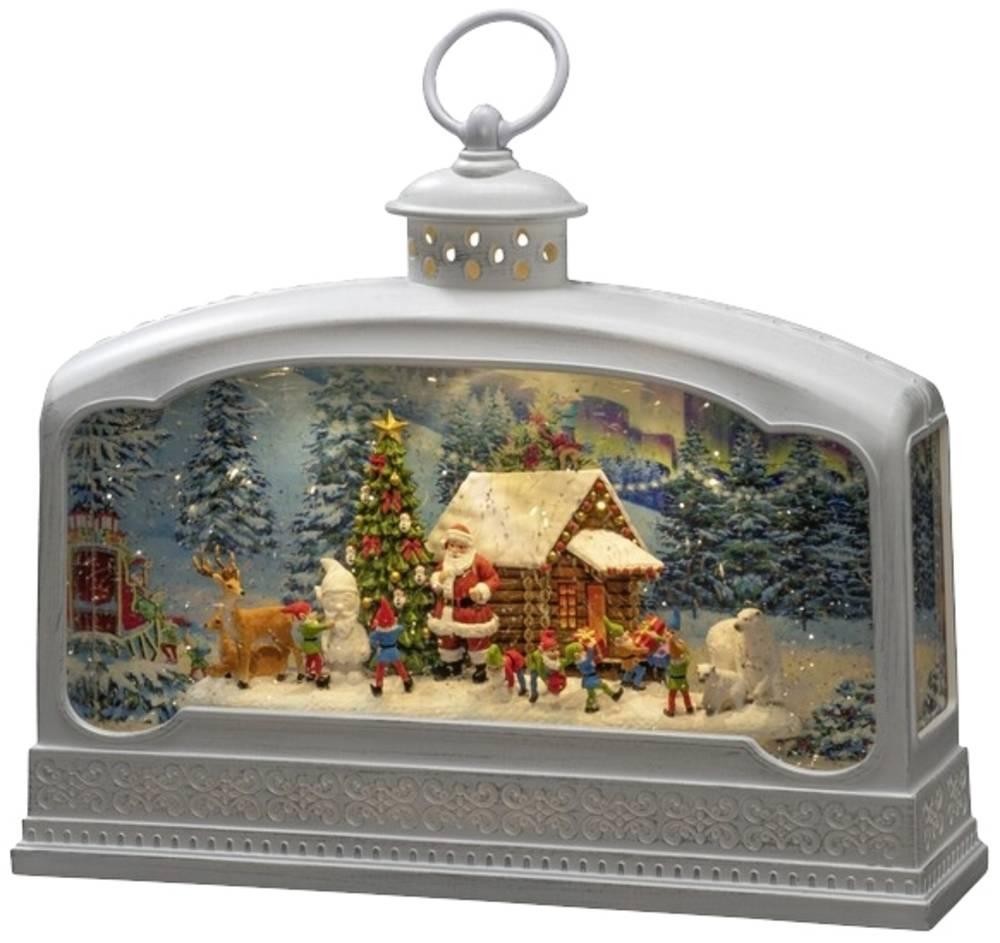Konstsmide 4290-200 LED-Laterne Weihnachtsmann avec Tieren Warmblanc