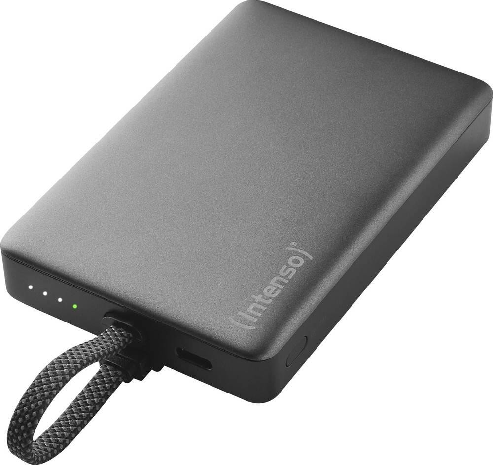 Intenso Powerbank MC10000 avec câble USB-C intégré et dos magné