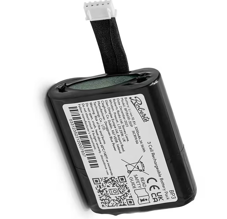Roberts BP3 - Rechargeable Battery for Portable Radios