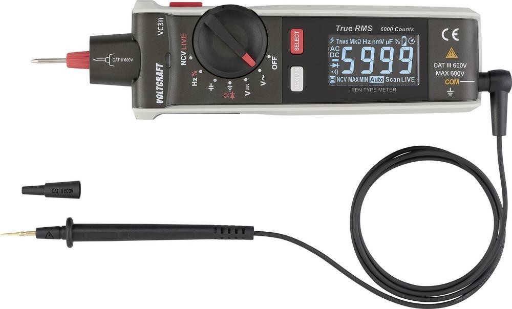 VOLTCRAFT VC311 Stiftmultimeter digital CAT III 600V Anzeige (Counts):