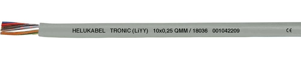 HELU 18061 Datenleitung LiYY 6 x 0.34mm² grey 100m